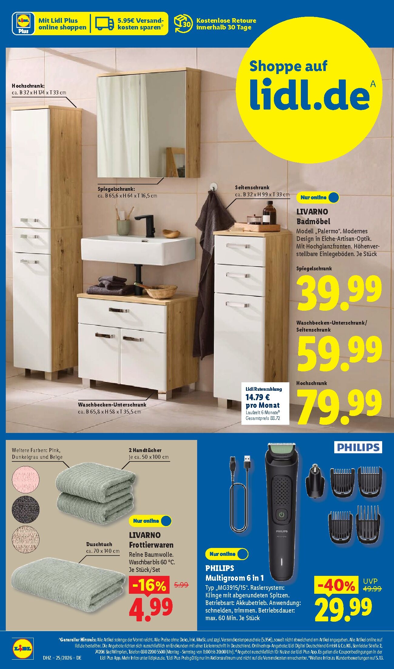 Lidl Aktueller Prospekt ab Montag Seite 40