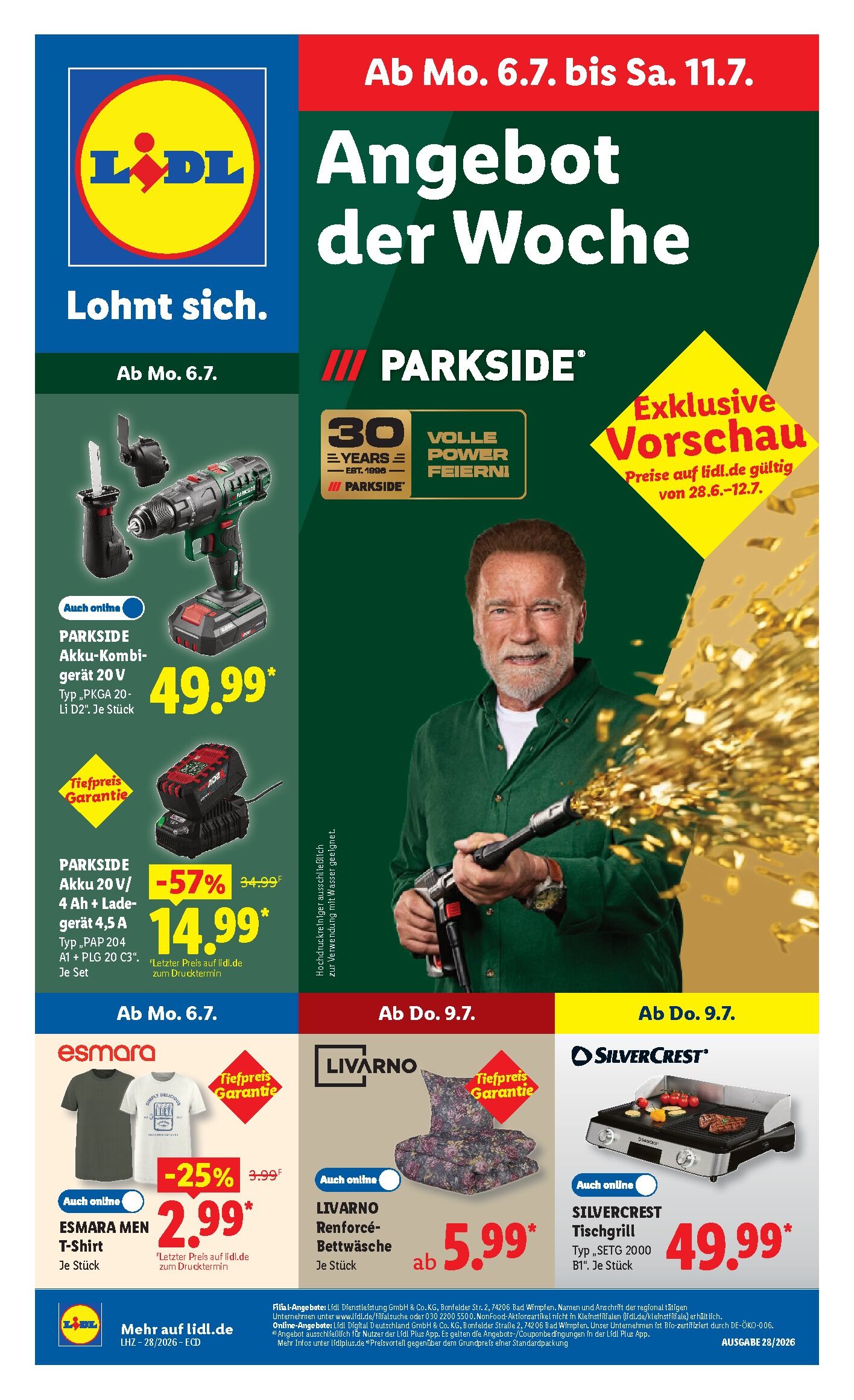 Lidl Aktueller Prospekt ab Montag Seite 1