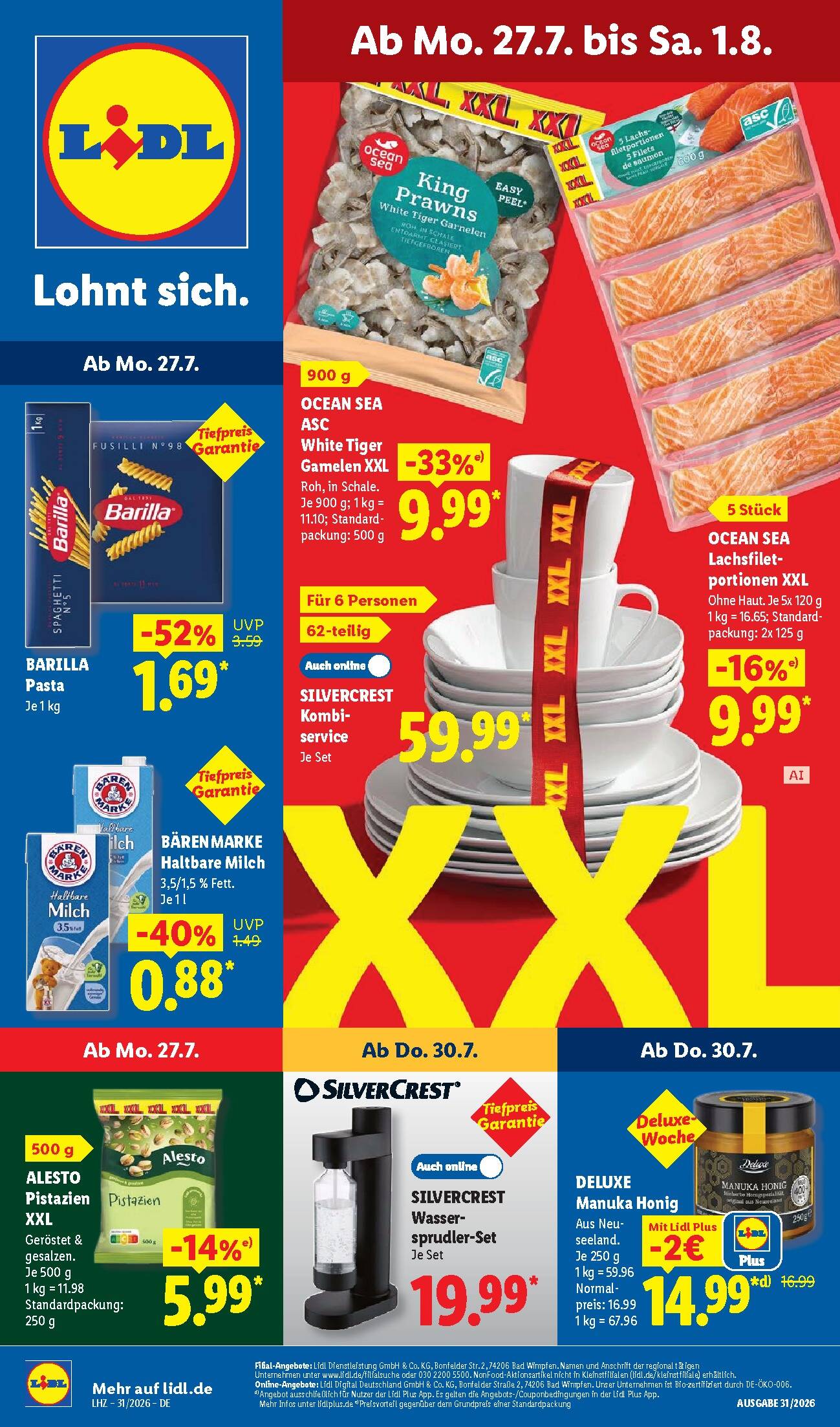 Lidl Aktueller Prospekt ab Montag Prospekt Vorschau