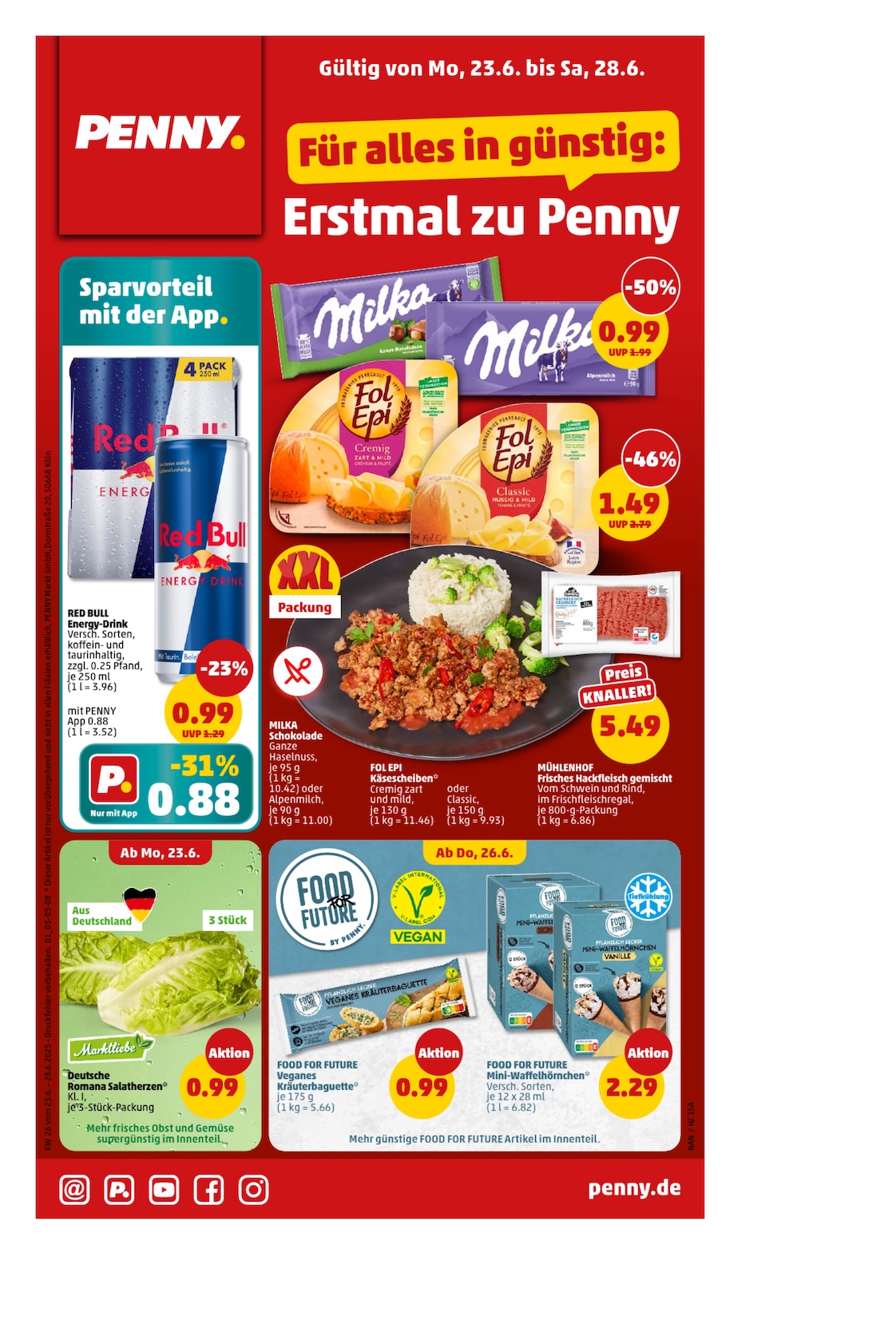 Page 1 of leaflet Aktueller Prospekt ab Montag