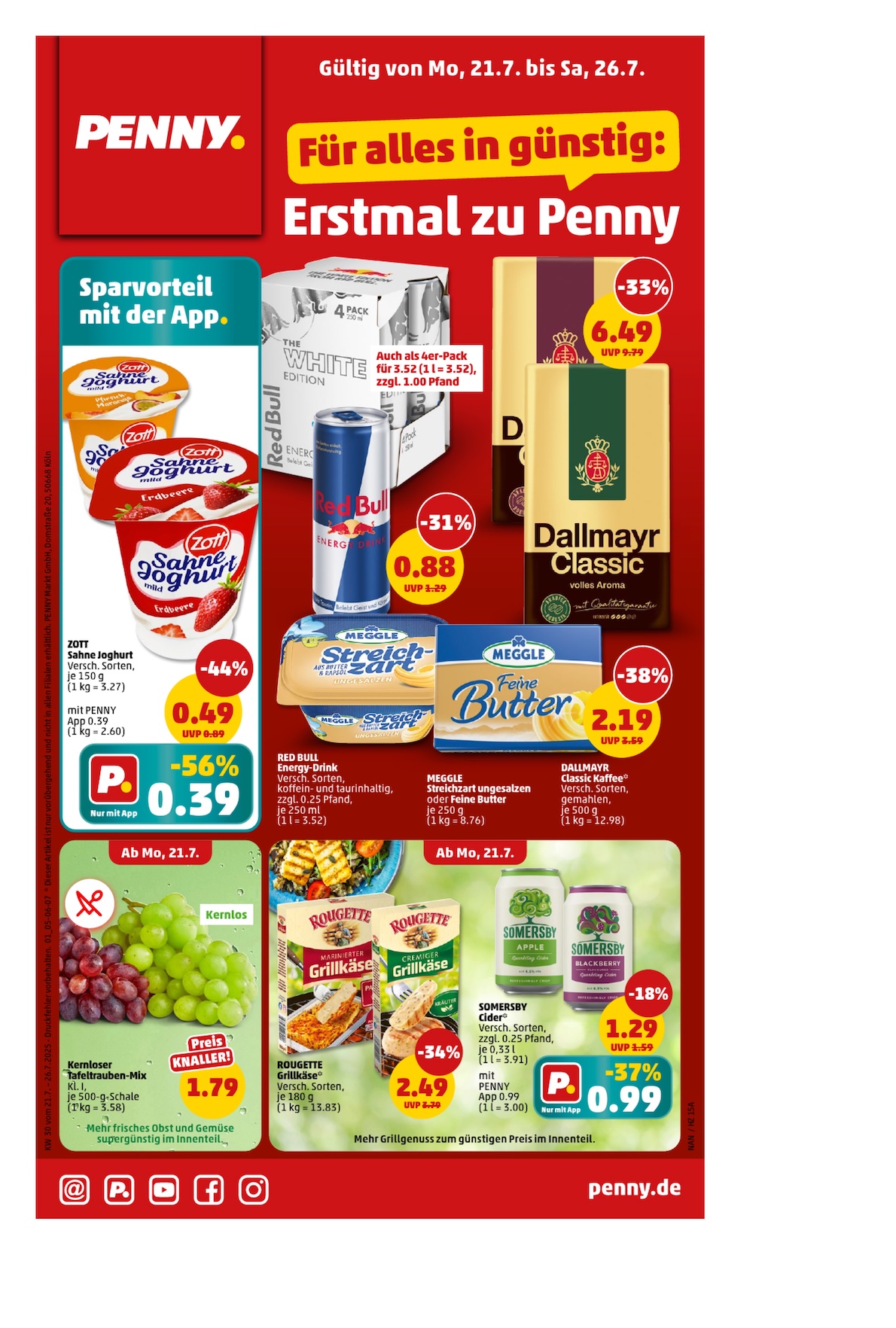 Page 1 of leaflet Aktueller Prospekt ab Montag