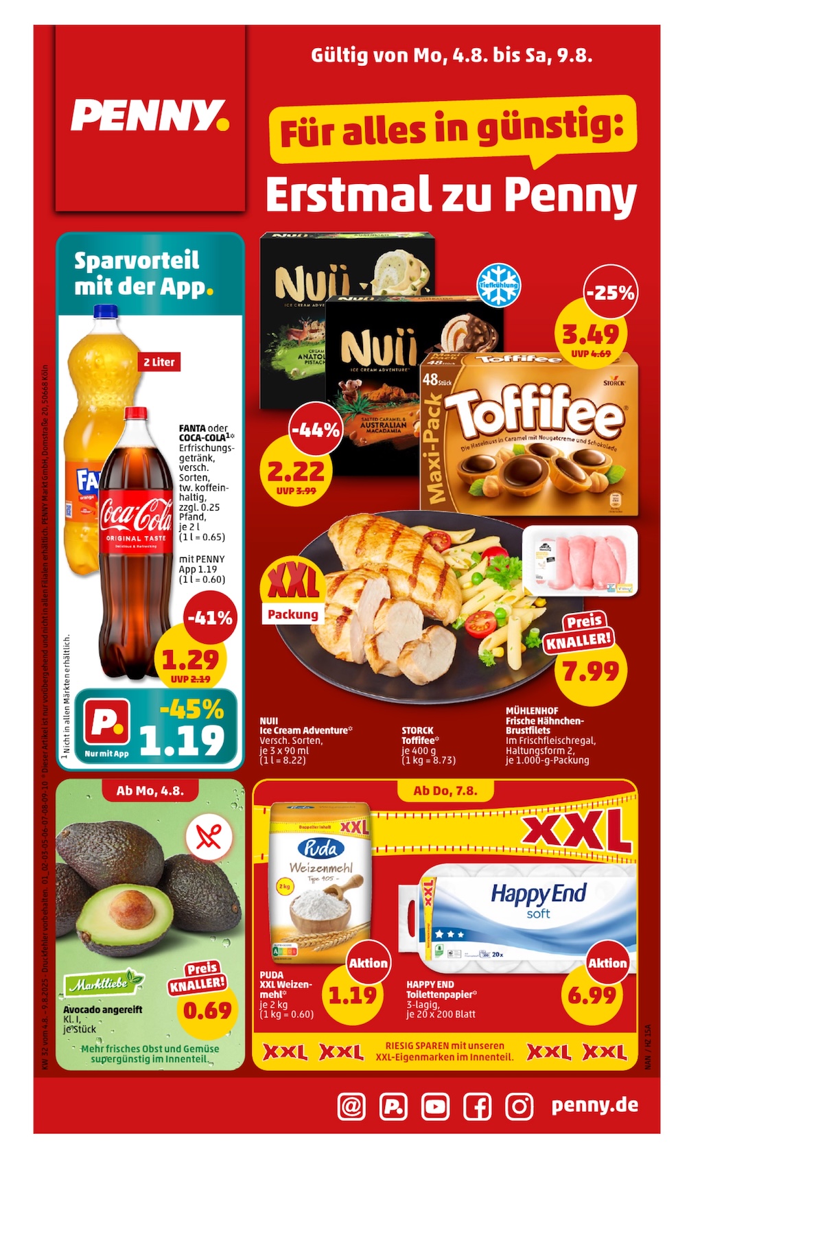 Page 1 of leaflet Aktueller Prospekt ab Montag