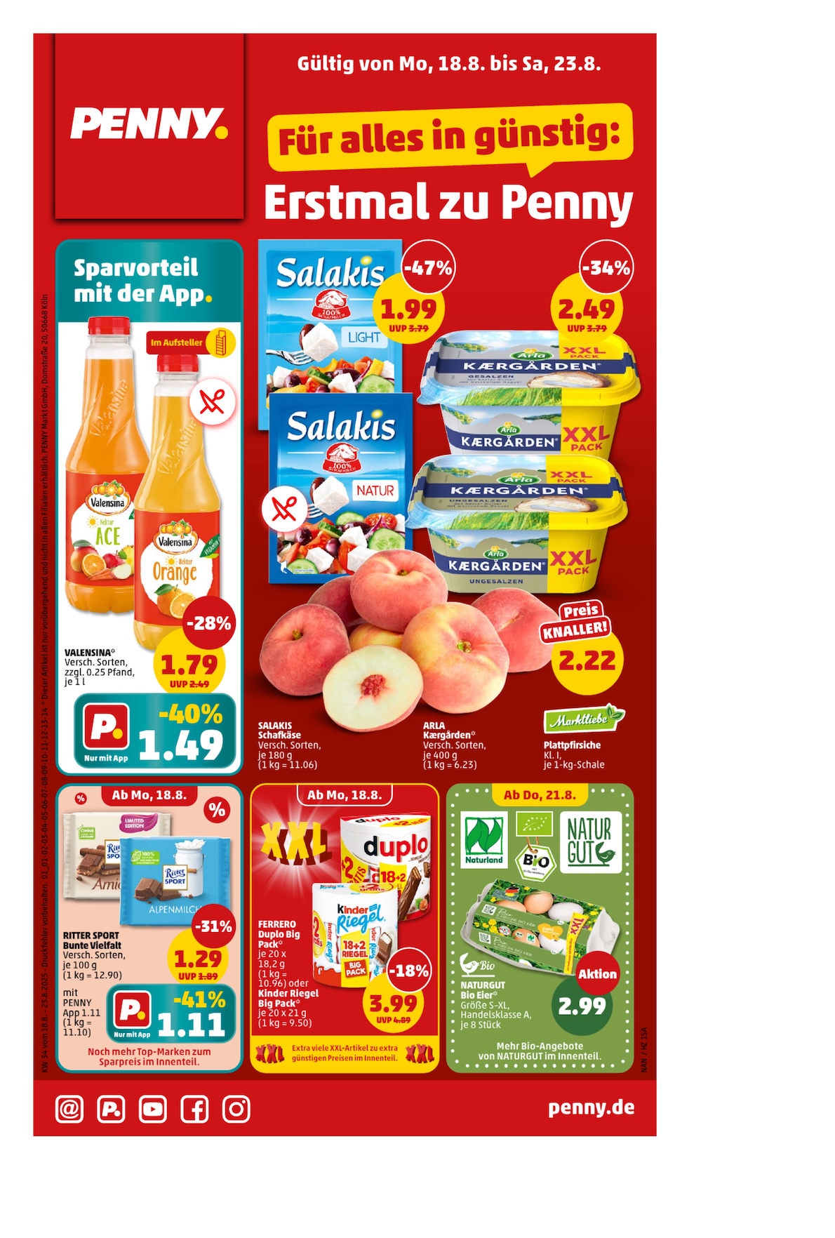 Page 1 of leaflet Aktueller Prospekt ab Montag