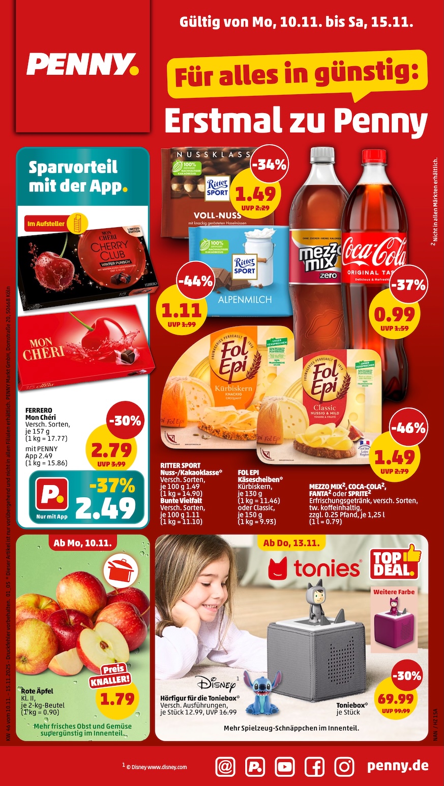 Page 1 of leaflet Aktueller Prospekt ab Montag