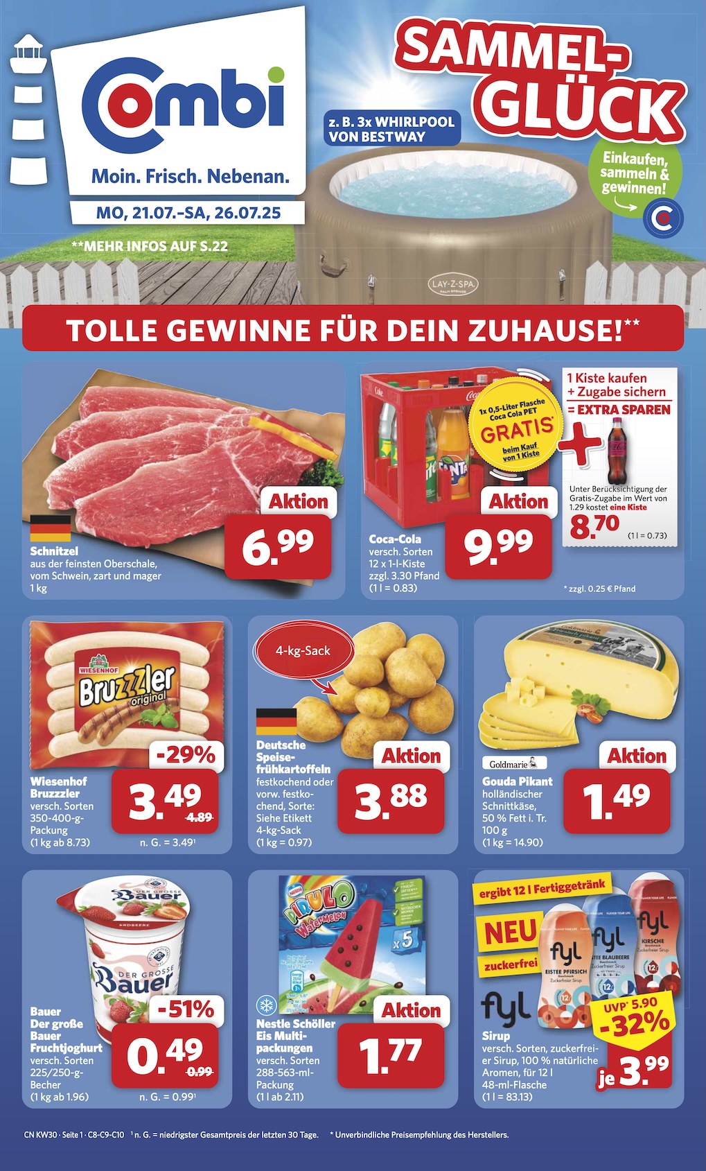 Page 1 of leaflet Aktueller Prospekt ab Montag