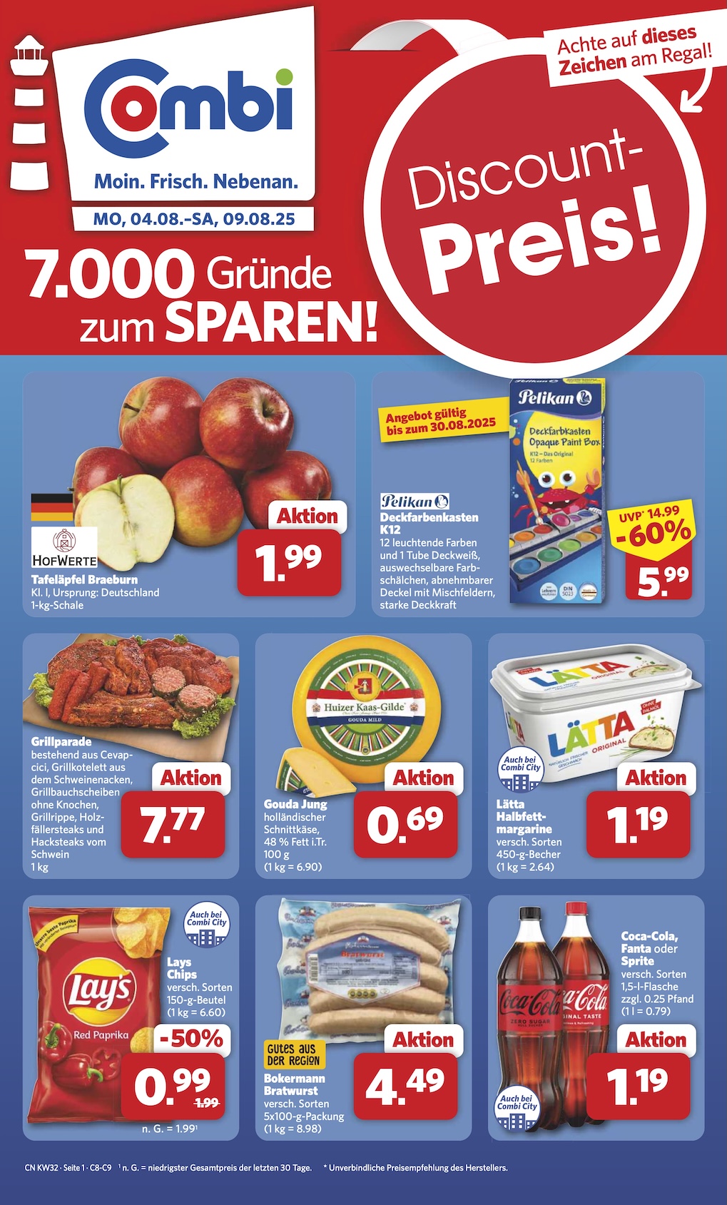 Page 1 of leaflet Aktueller Prospekt ab Montag