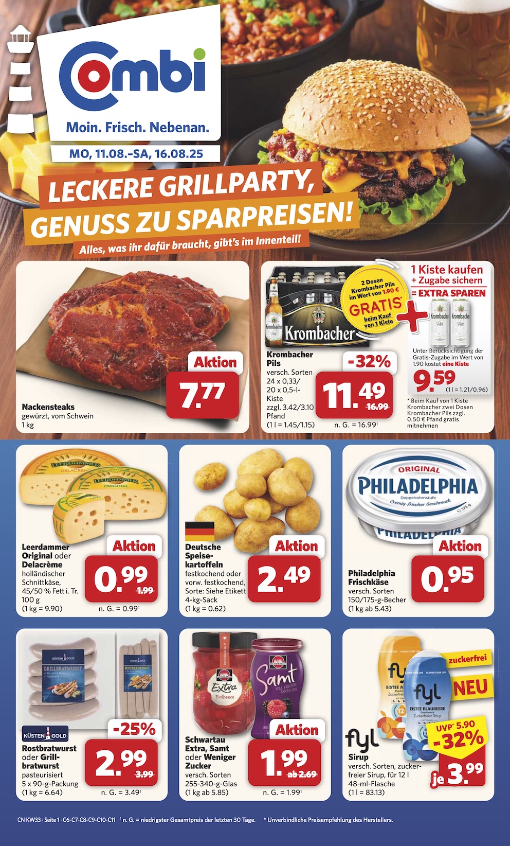Page 1 of leaflet Aktueller Prospekt ab Montag