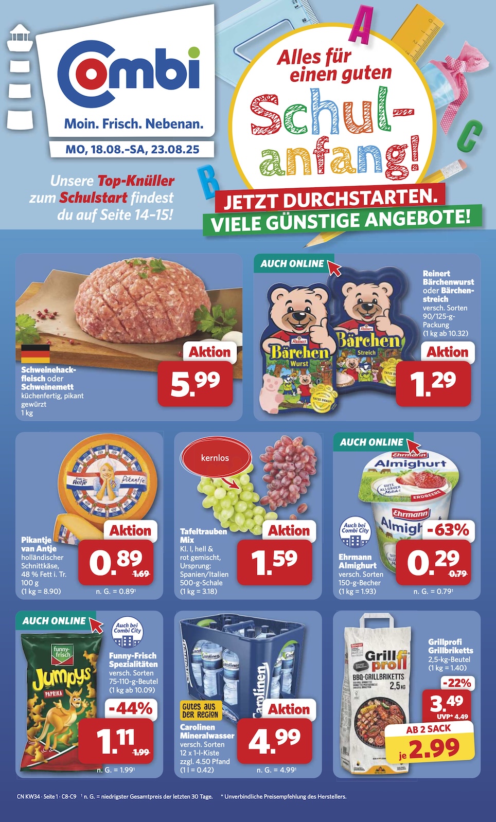 Page 1 of leaflet Aktueller Prospekt ab Montag