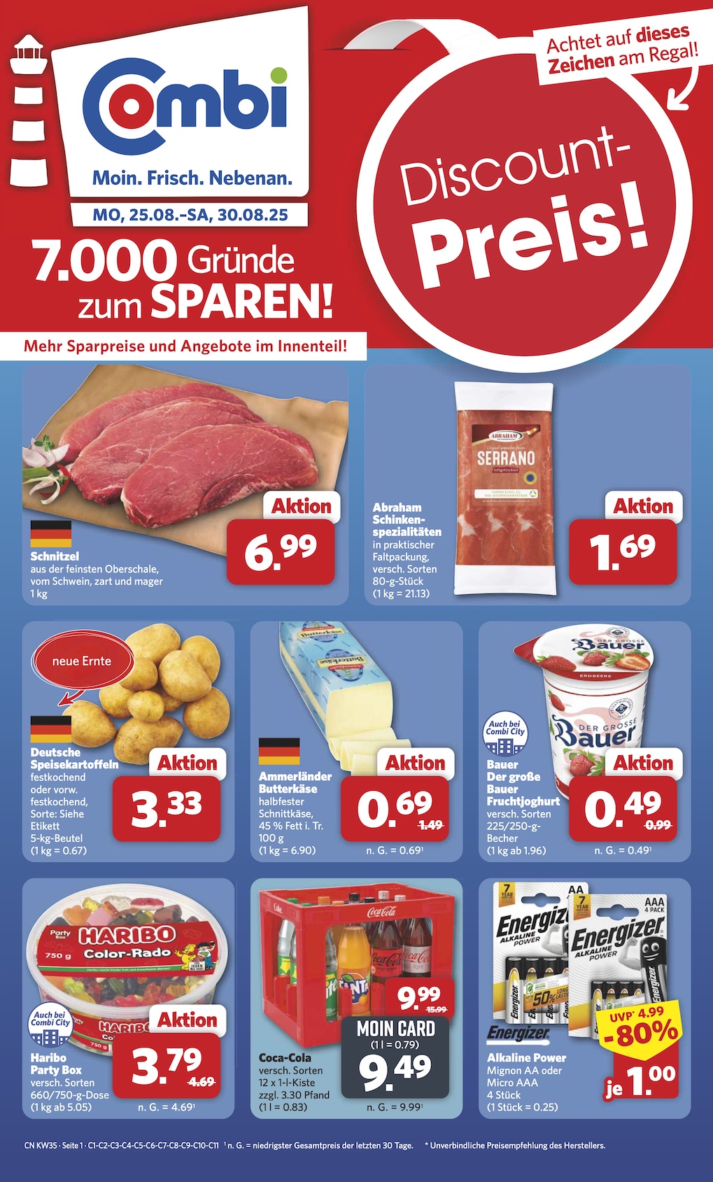 Page 1 of leaflet Aktueller Prospekt ab Montag