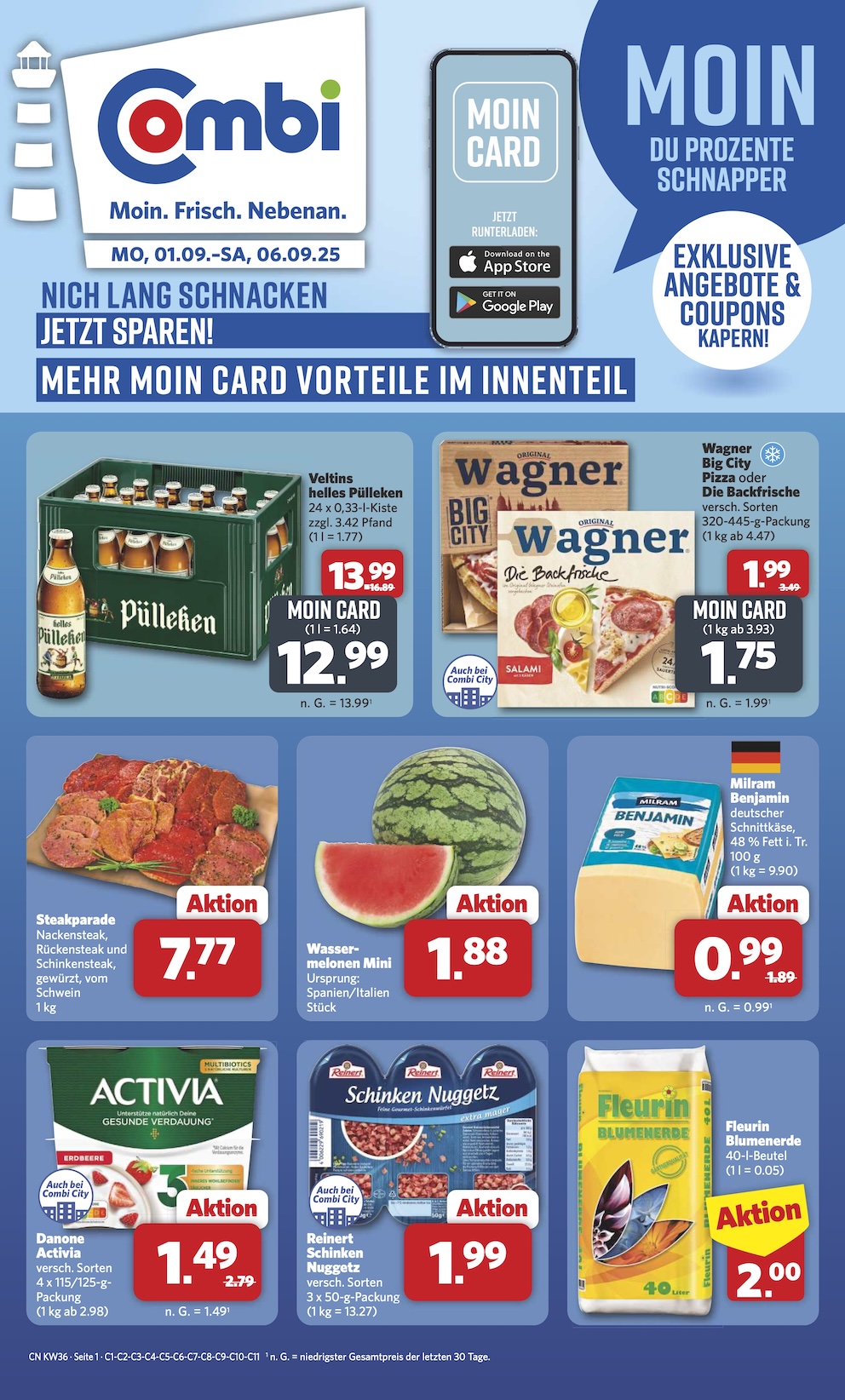 Page 1 of leaflet Aktueller Prospekt ab Montag