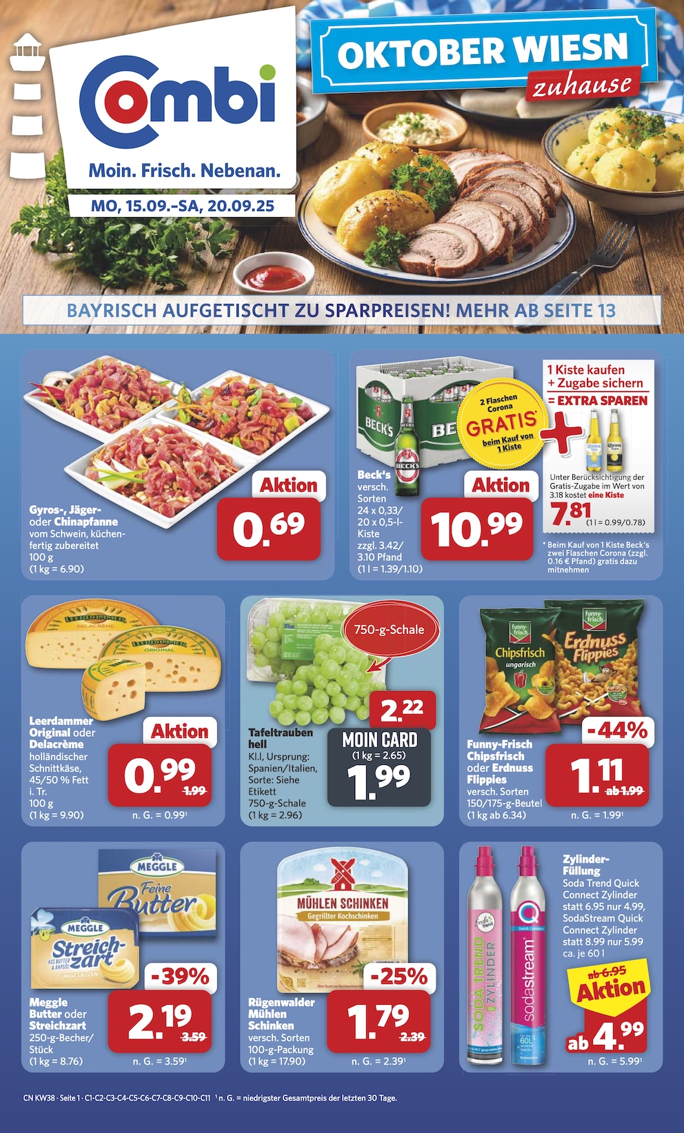 Page 1 of leaflet Aktueller Prospekt ab Montag