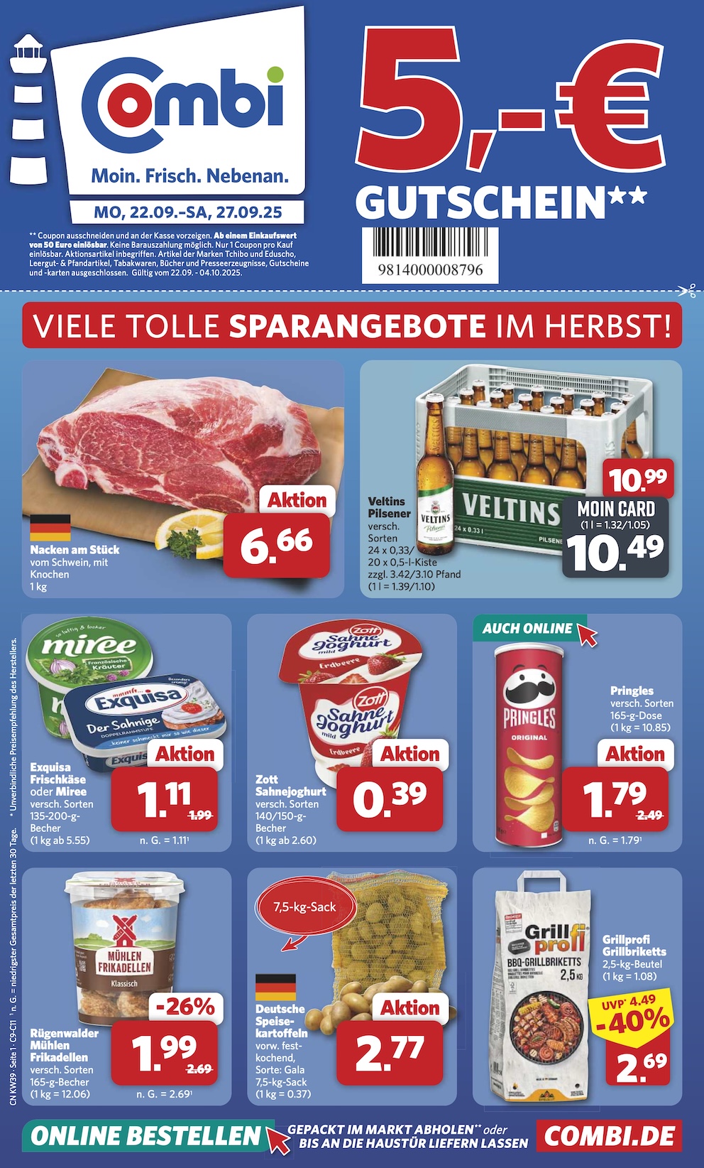 Page 1 of leaflet Aktueller Prospekt ab Montag