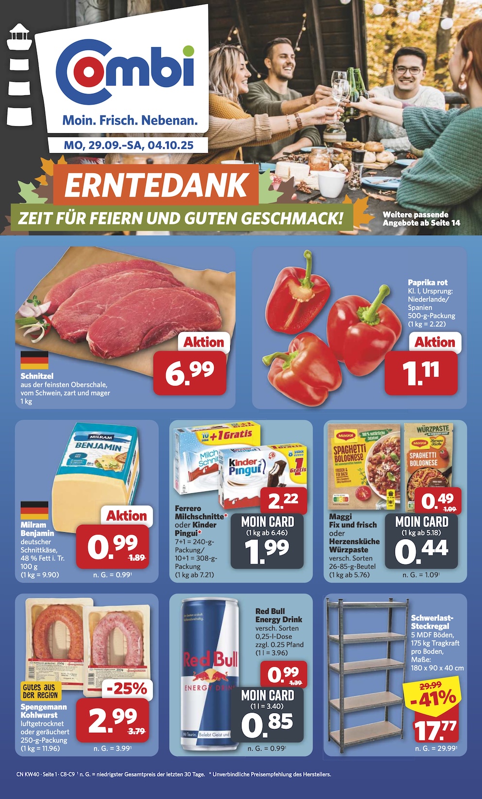 Page 1 of leaflet Aktueller Prospekt ab Montag