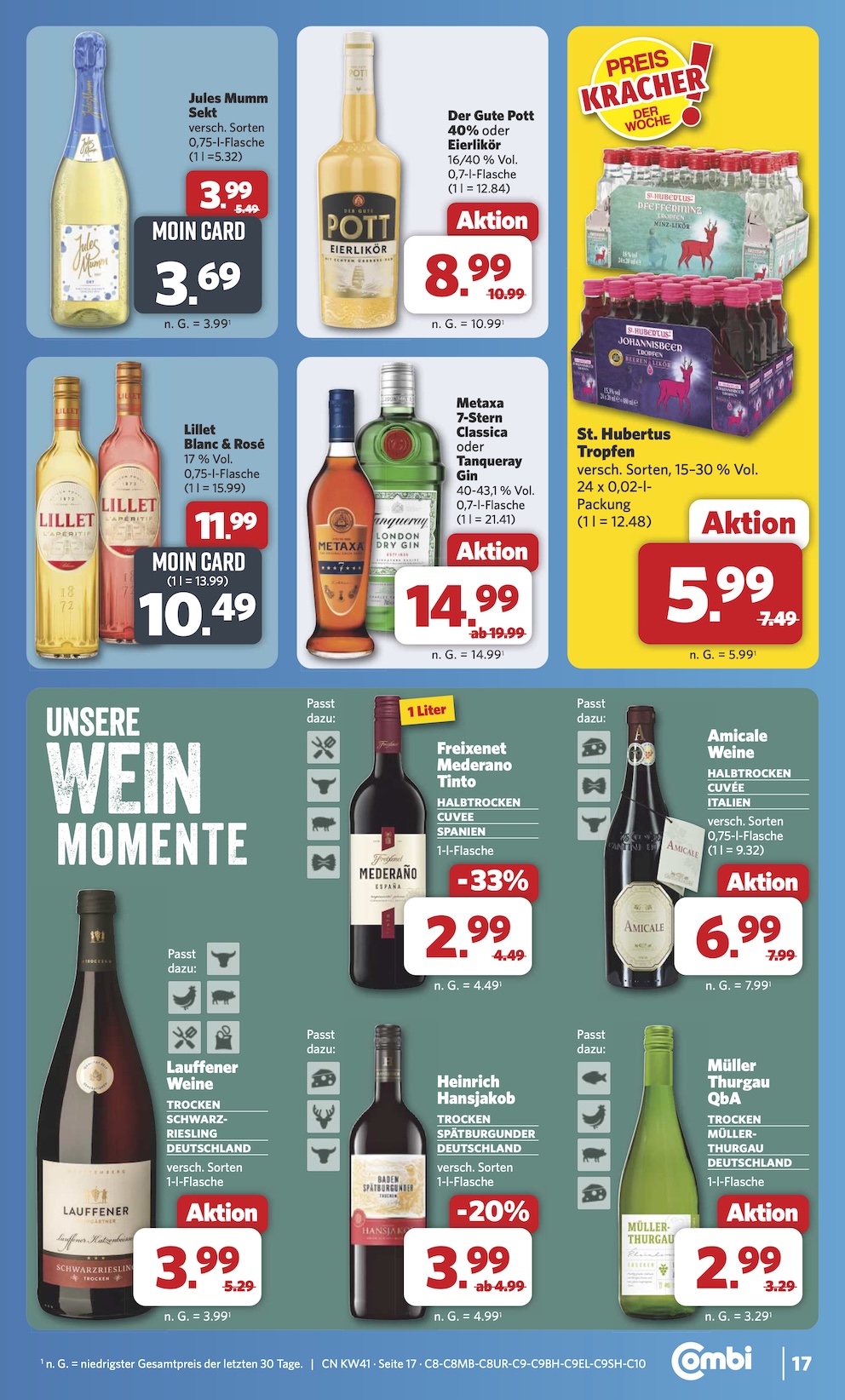Combi Aktueller Prospekt ab Montag Seite 21