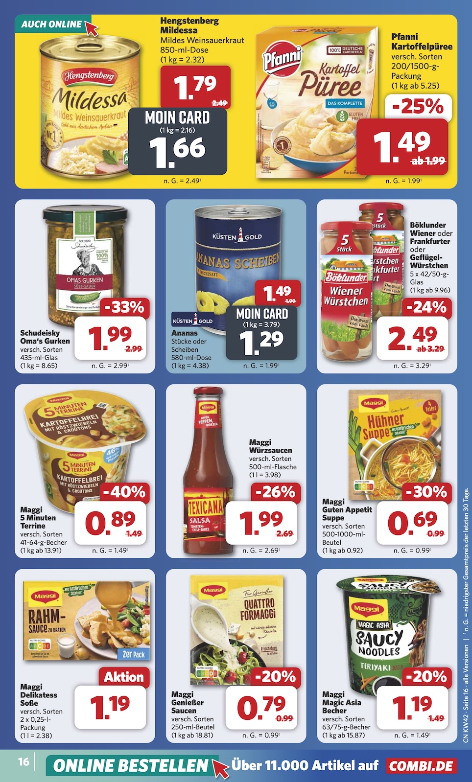 Combi Aktueller Prospekt ab Montag Seite 19