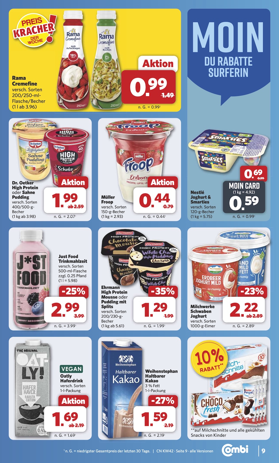 Combi Aktueller Prospekt ab Montag Seite 9