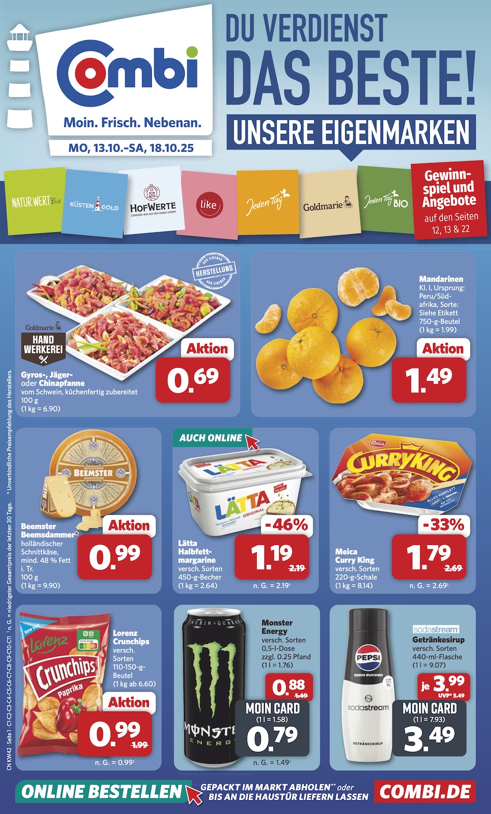 Page 1 of leaflet Aktueller Prospekt ab Montag
