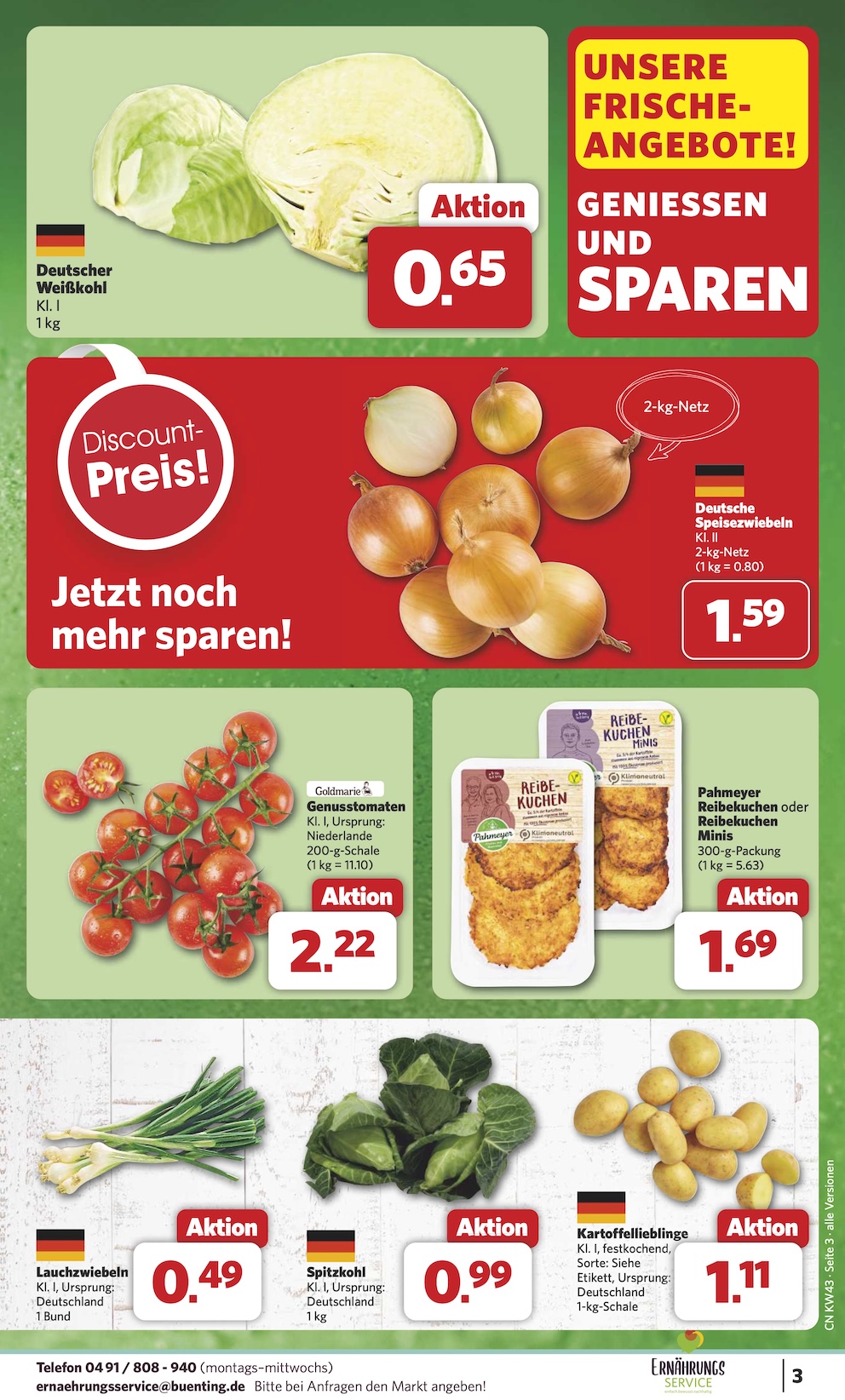 Combi Aktueller Prospekt ab Montag Seite 3