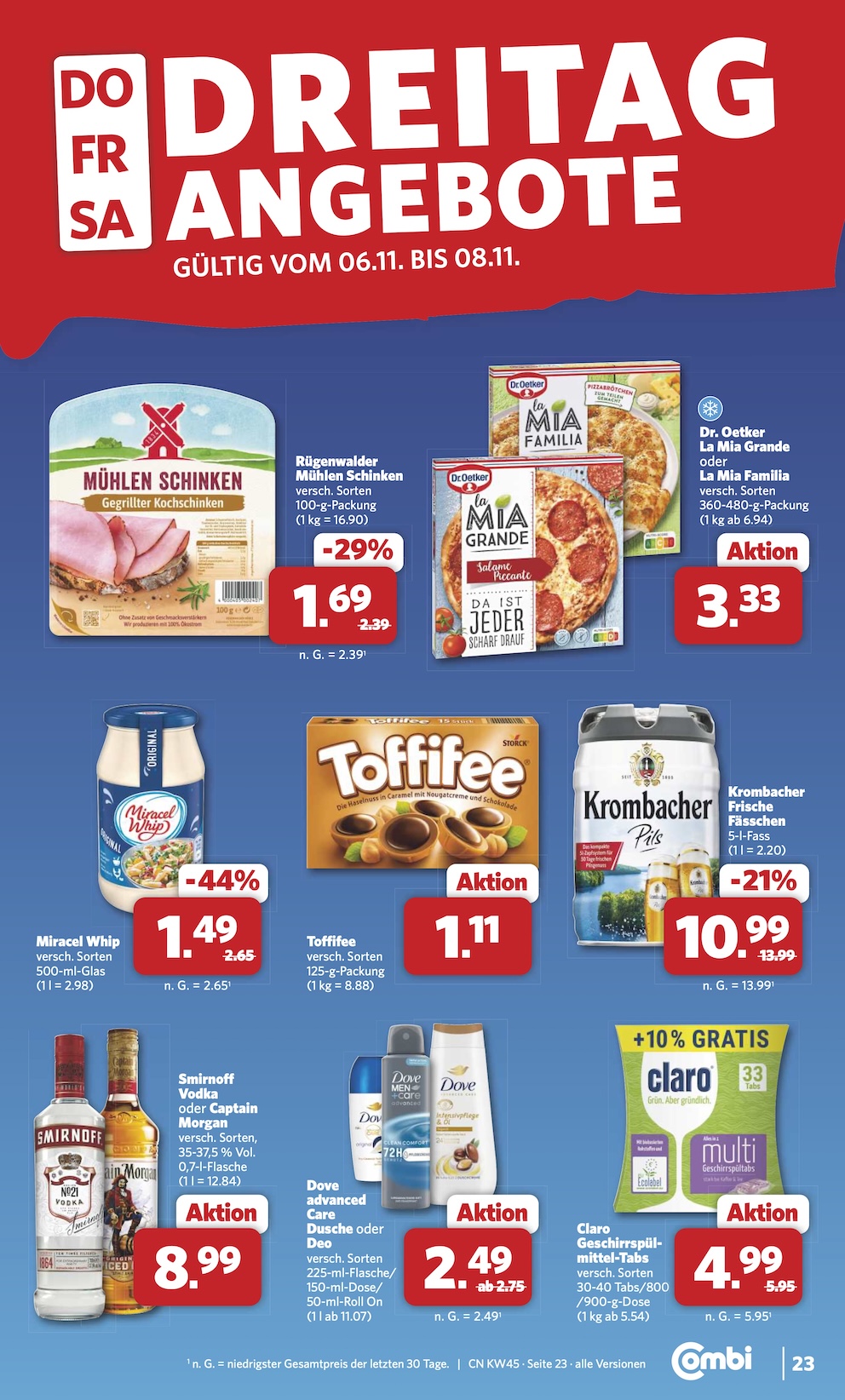 Combi Aktueller Prospekt ab Montag Seite 25