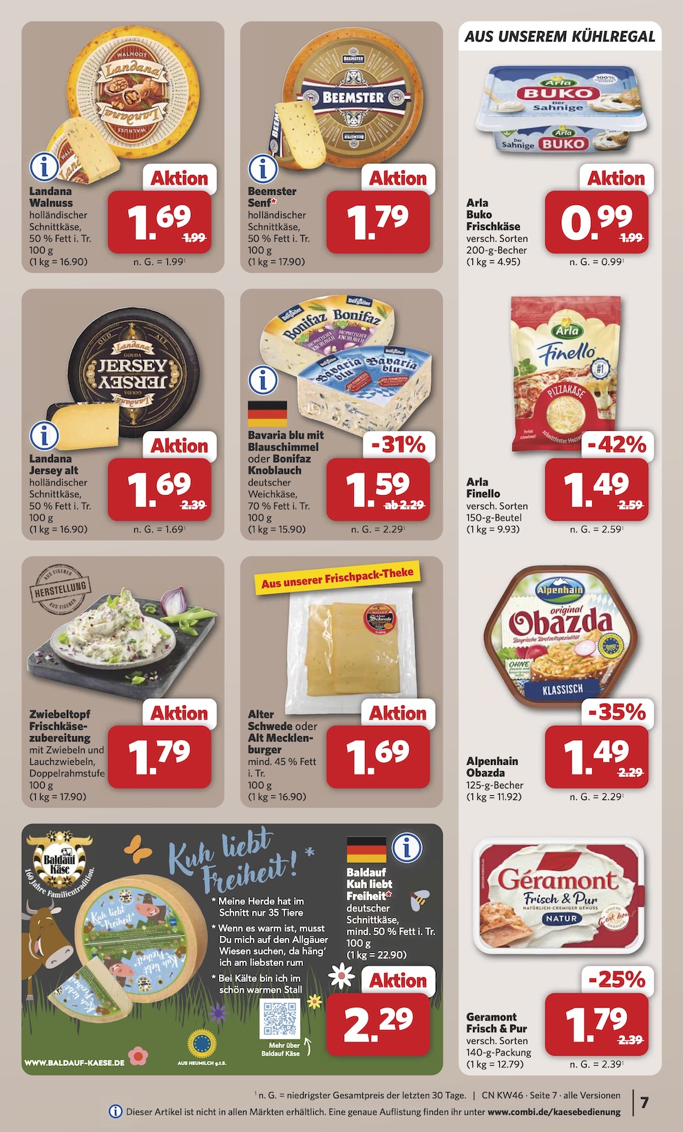 Combi Aktueller Prospekt ab Montag Seite 7