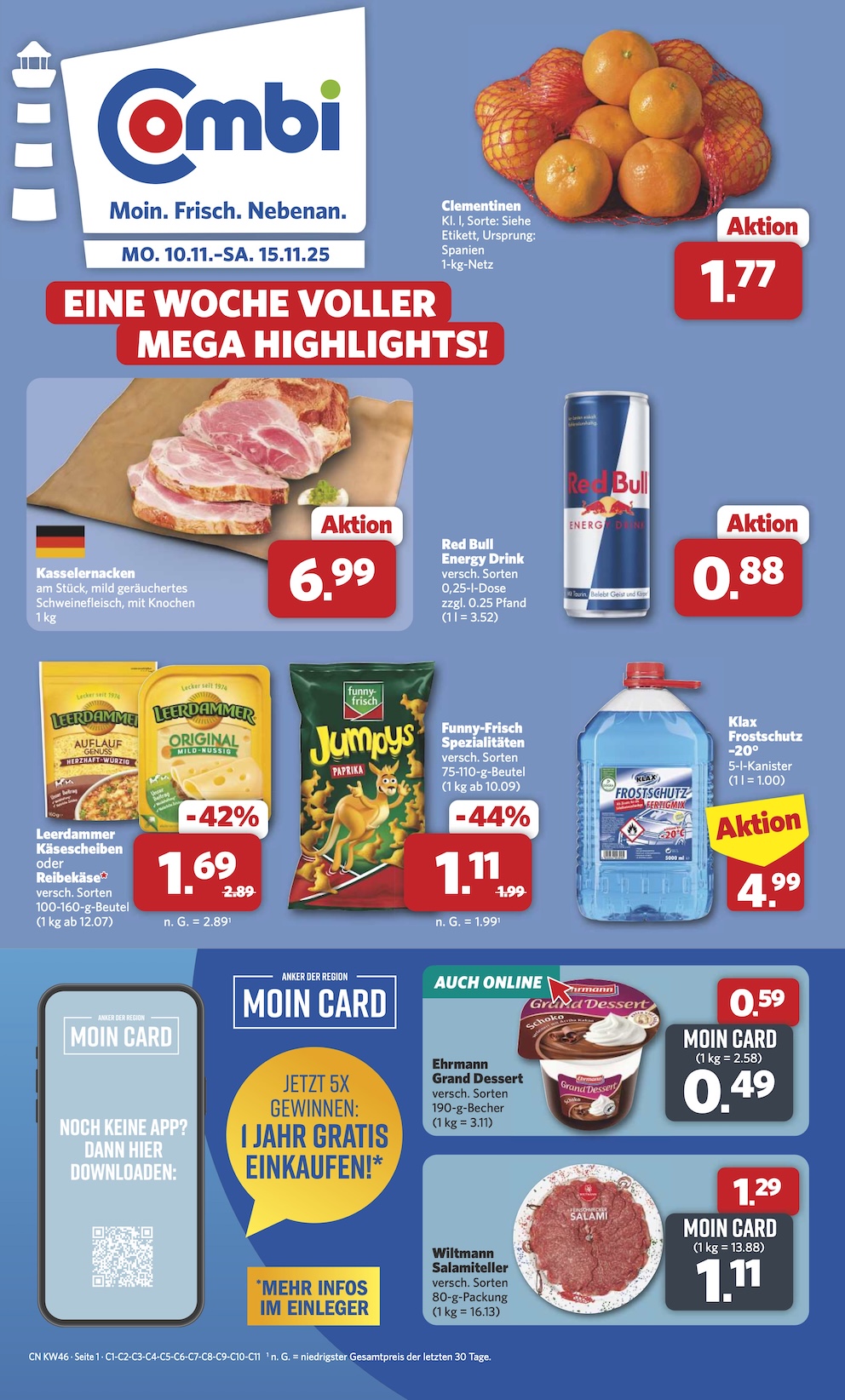 Combi Aktueller Prospekt ab Montag Prospekt Vorschau