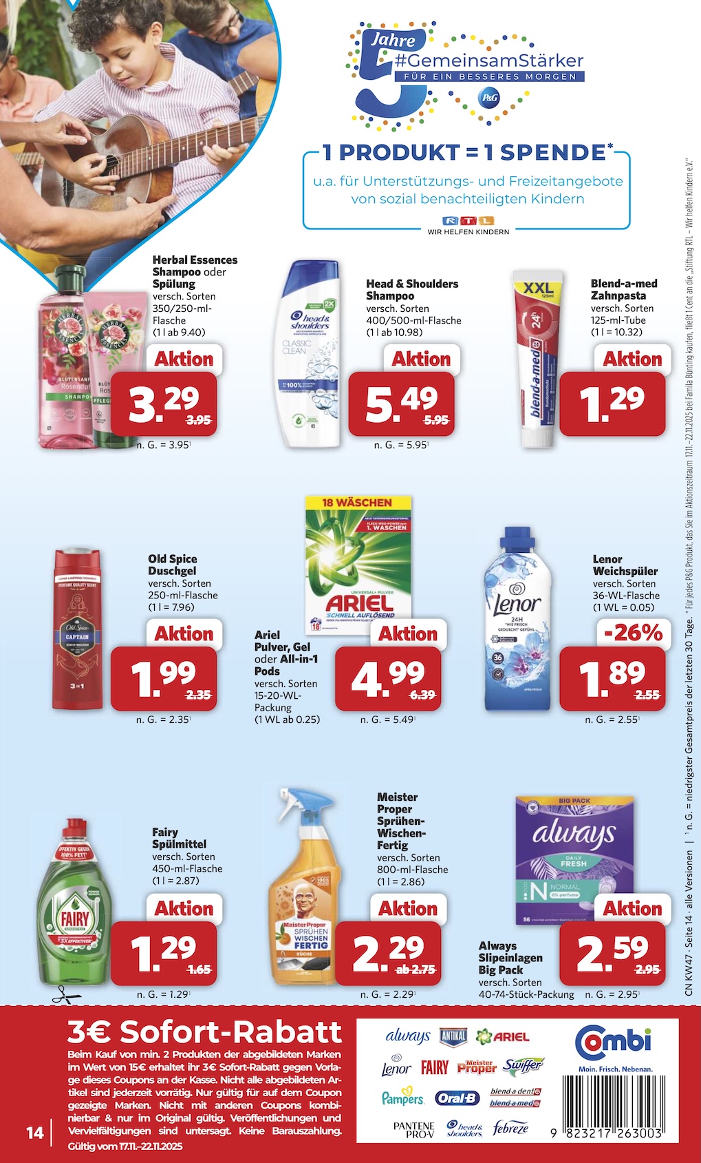 Combi Aktueller Prospekt ab Montag Seite 14