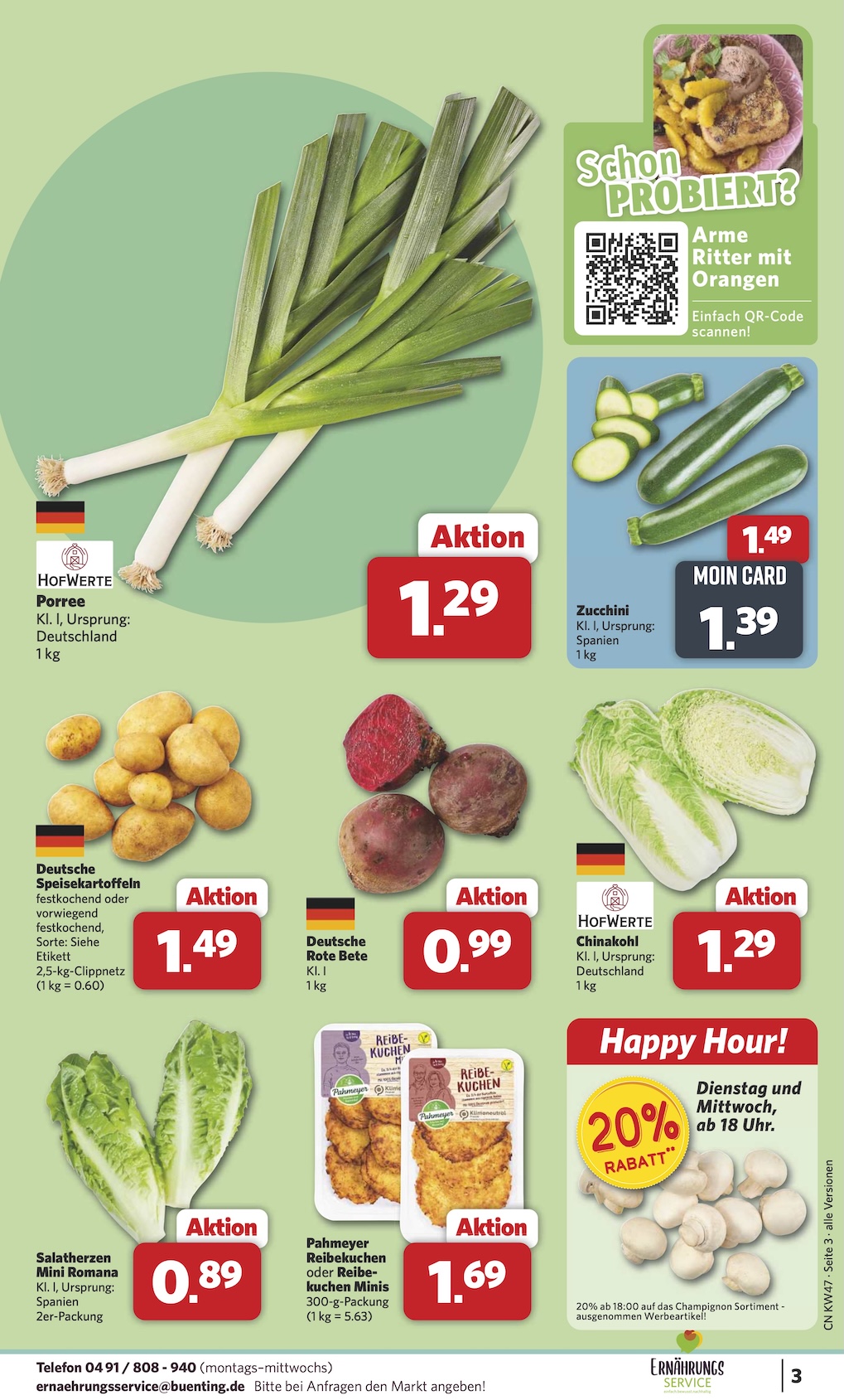 Combi Aktueller Prospekt ab Montag Seite 3