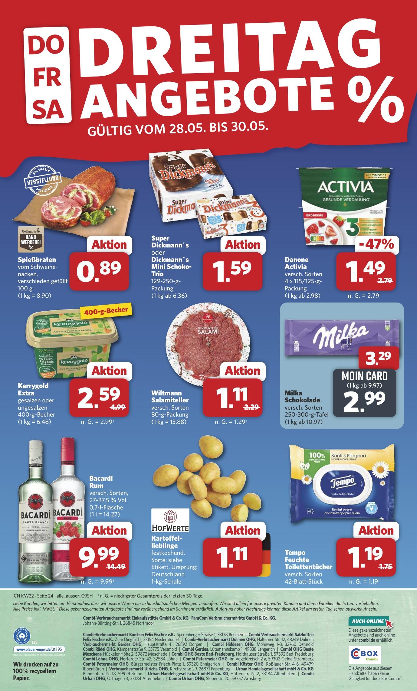 Combi Aktueller Prospekt ab Dienstag Seite 24