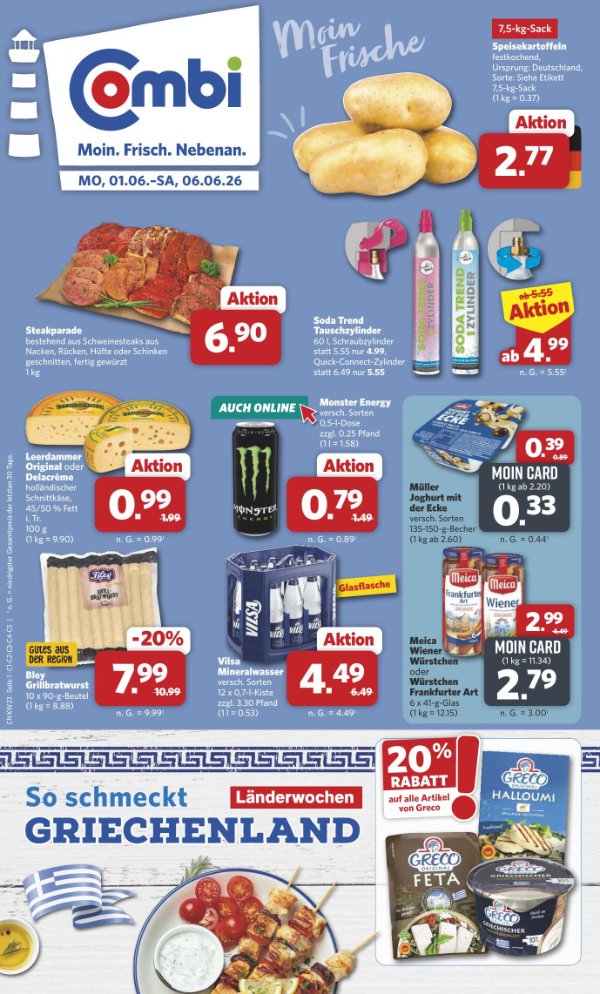 Page 1 of leaflet Aktueller Prospekt ab Montag