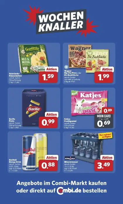 Combi Aktueller Prospekt ab Sonntag Prospekt Vorschau