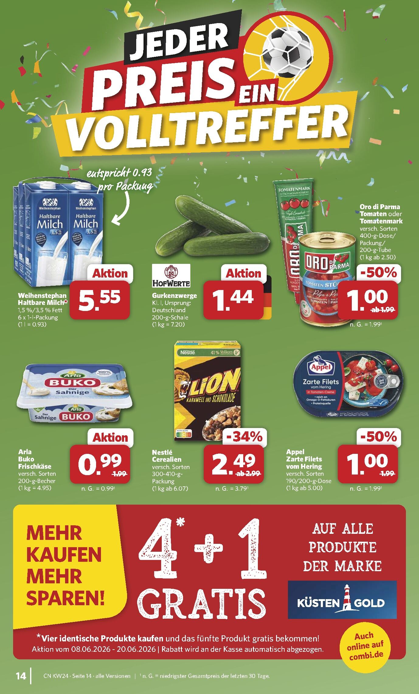 Combi Aktueller Prospekt ab Montag Seite 14