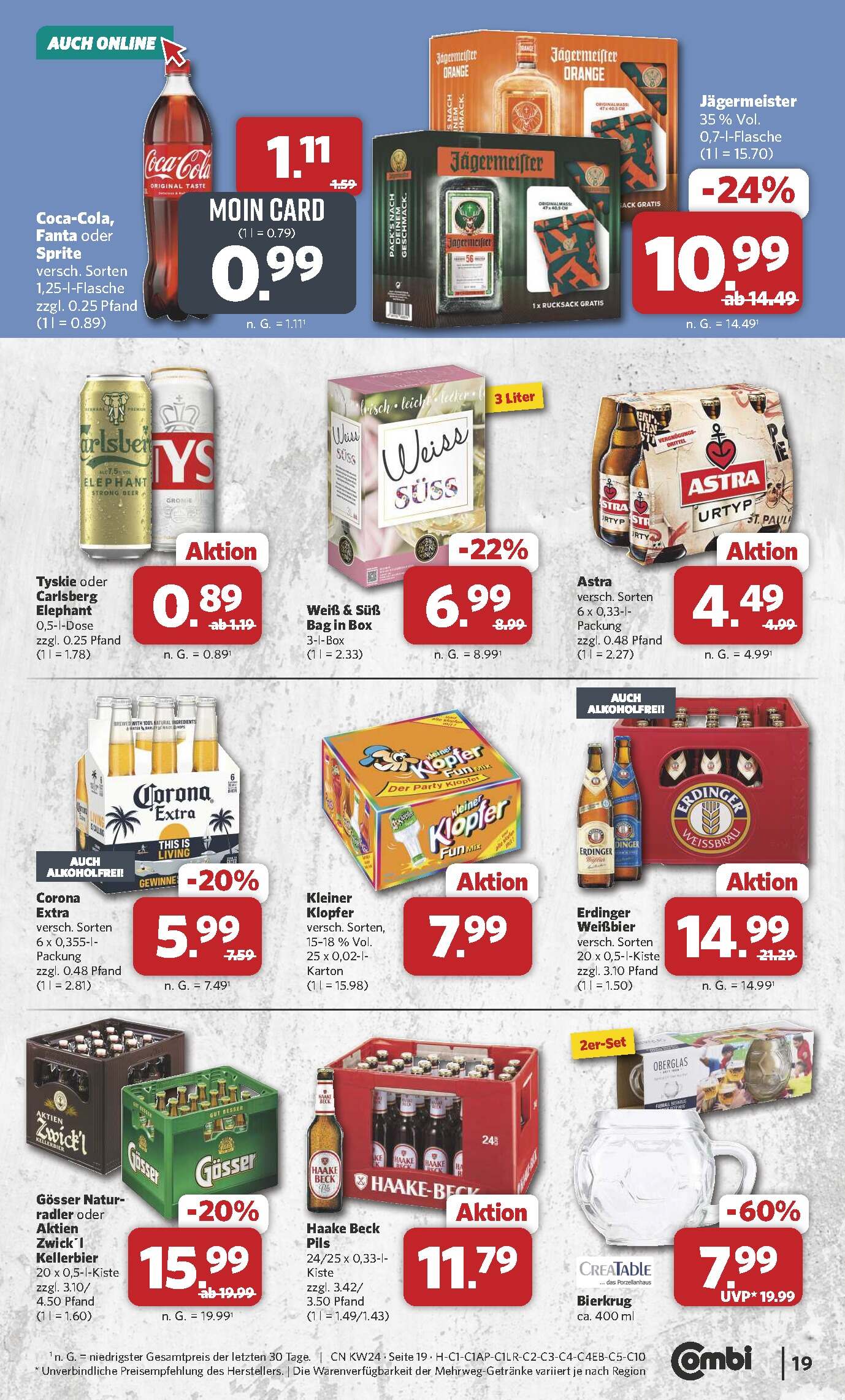 Combi Aktueller Prospekt ab Montag Seite 19