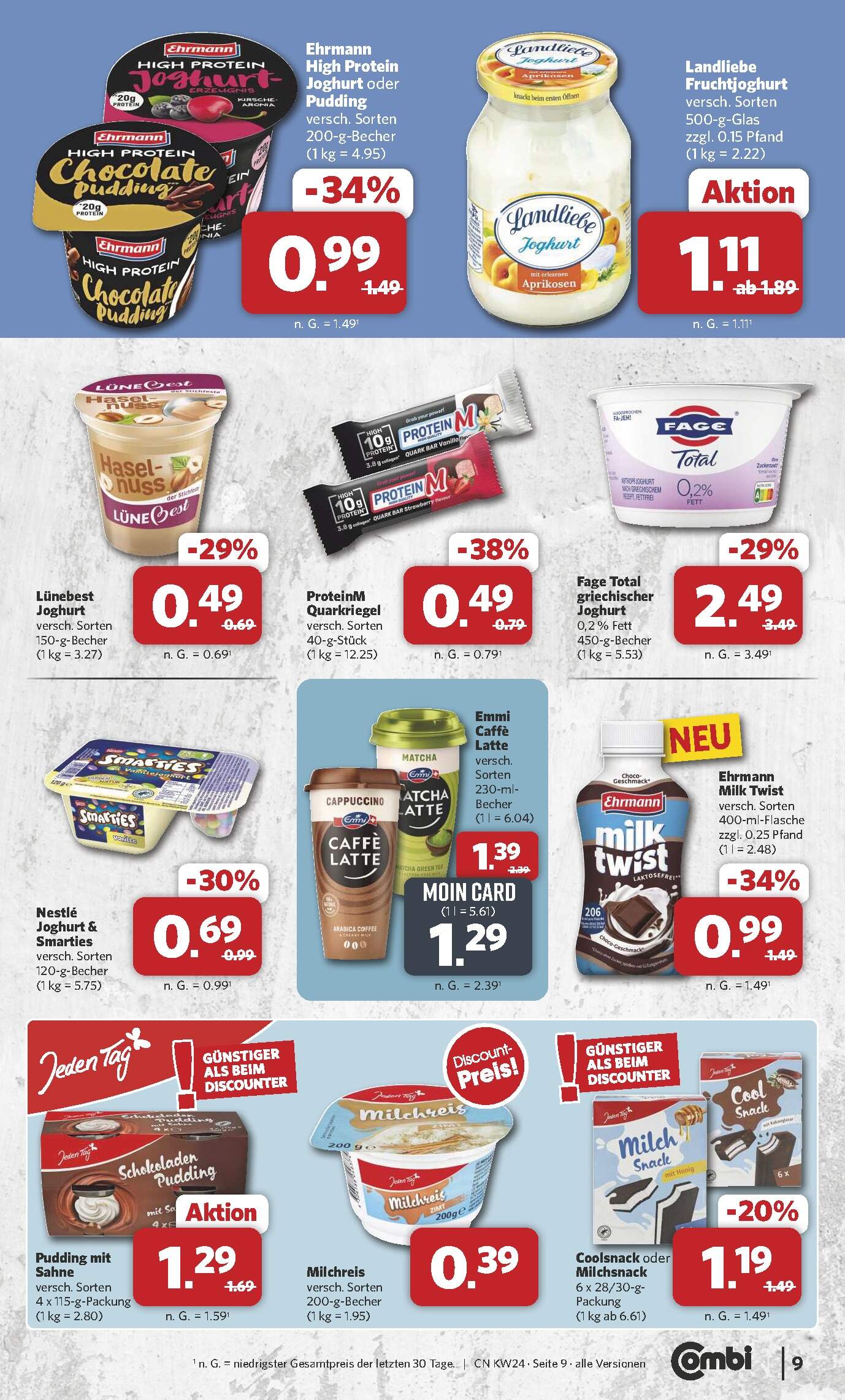 Combi Aktueller Prospekt ab Montag Seite 9
