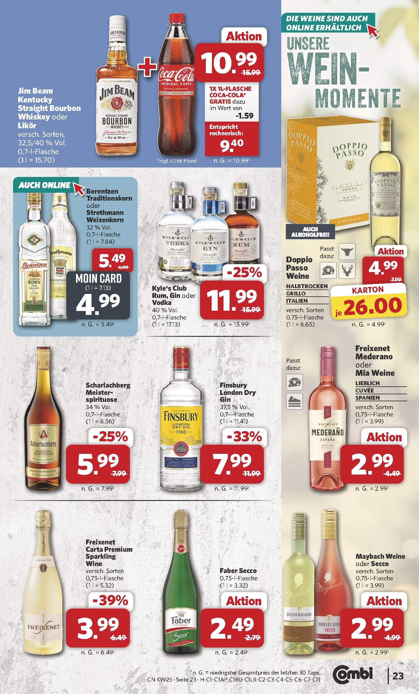 Combi Aktueller Prospekt ab Montag Seite 25