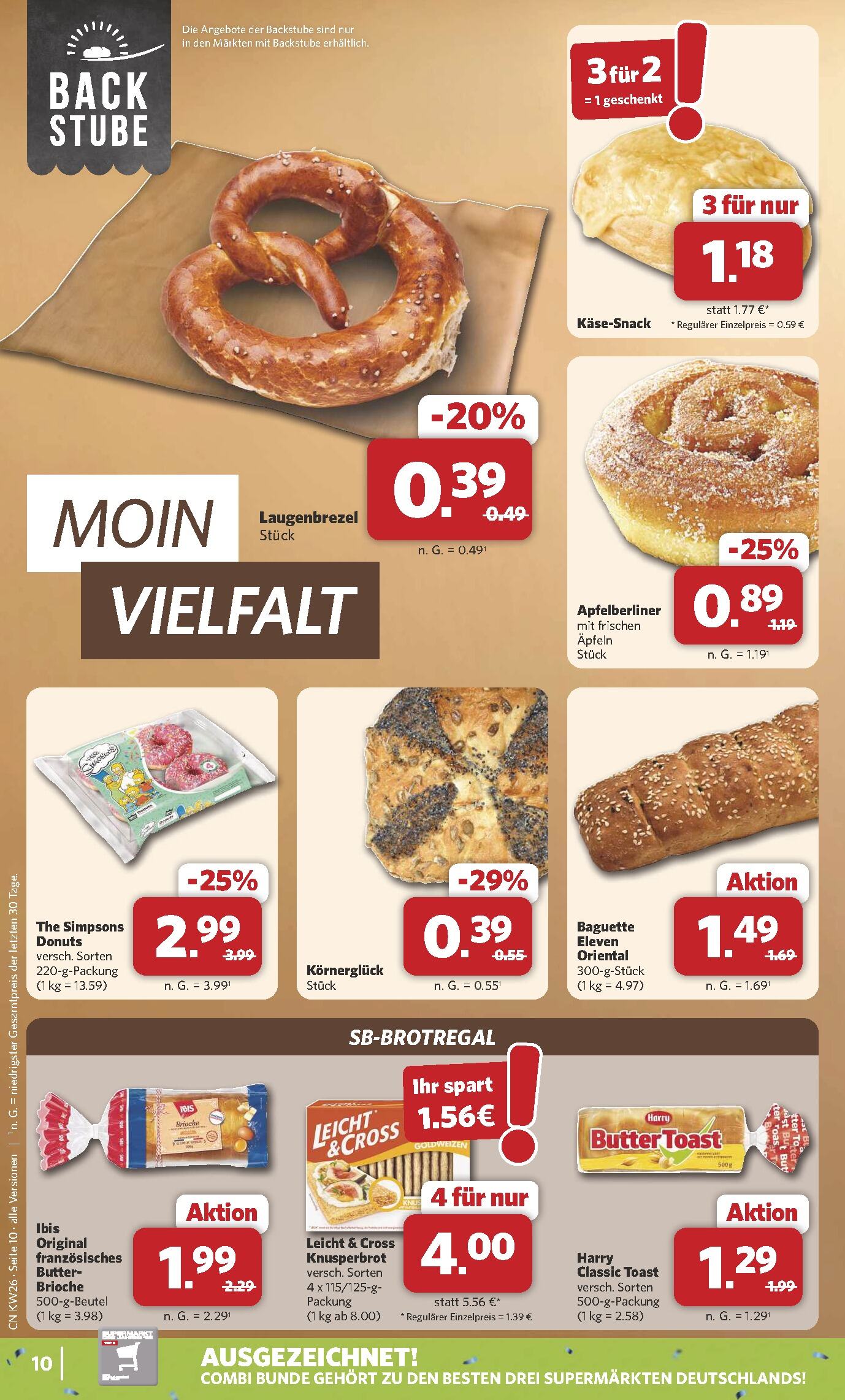 Combi Aktueller Prospekt ab Montag Seite 10