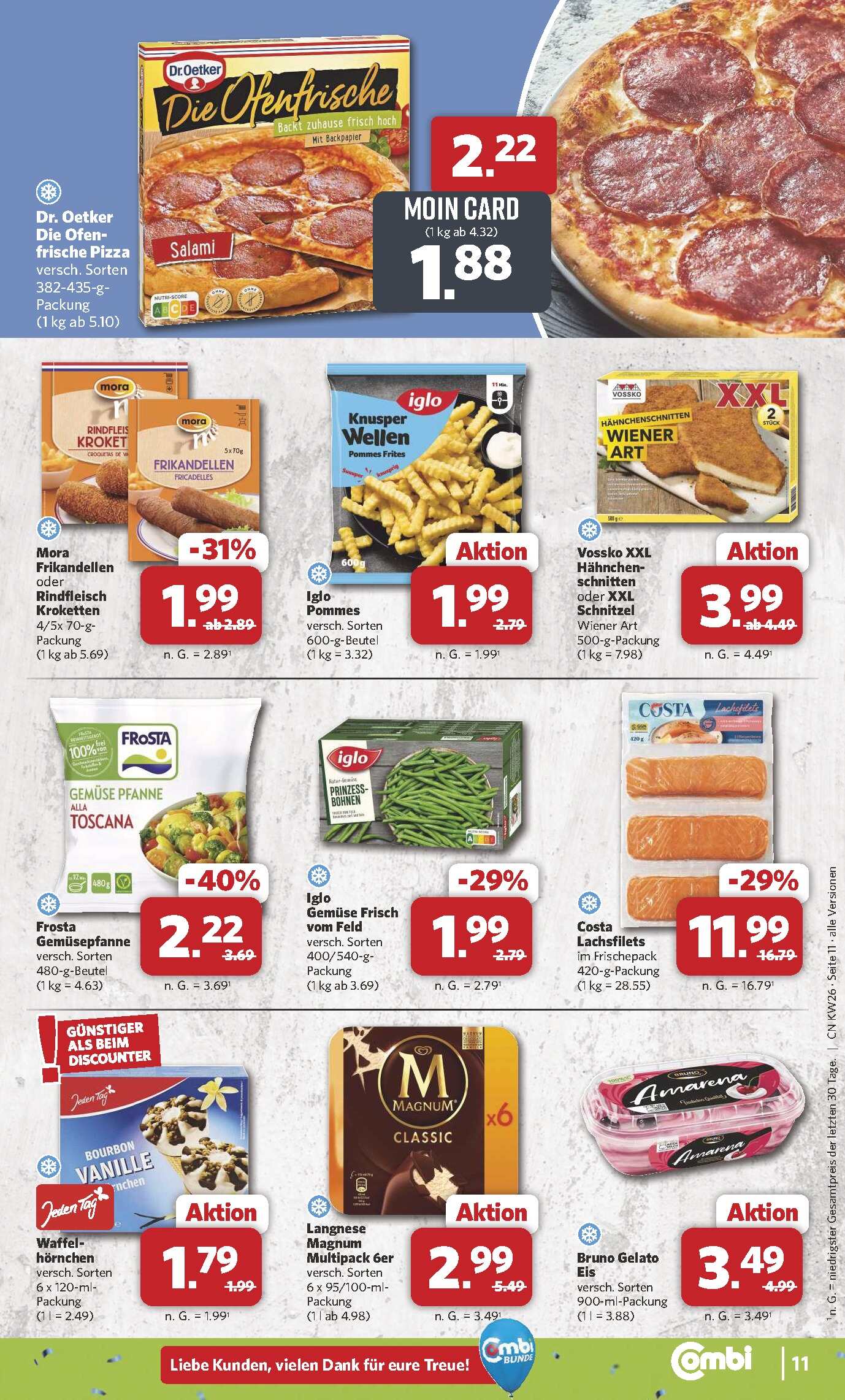 Combi Aktueller Prospekt ab Montag Seite 11