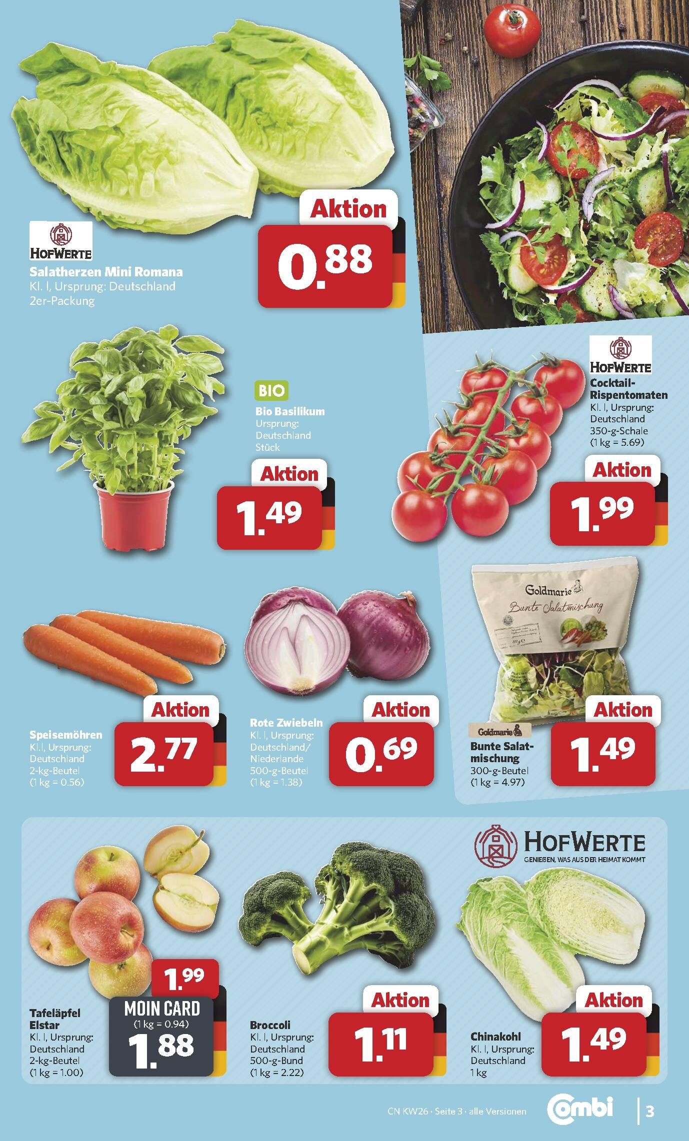 Combi Aktueller Prospekt ab Montag Seite 3