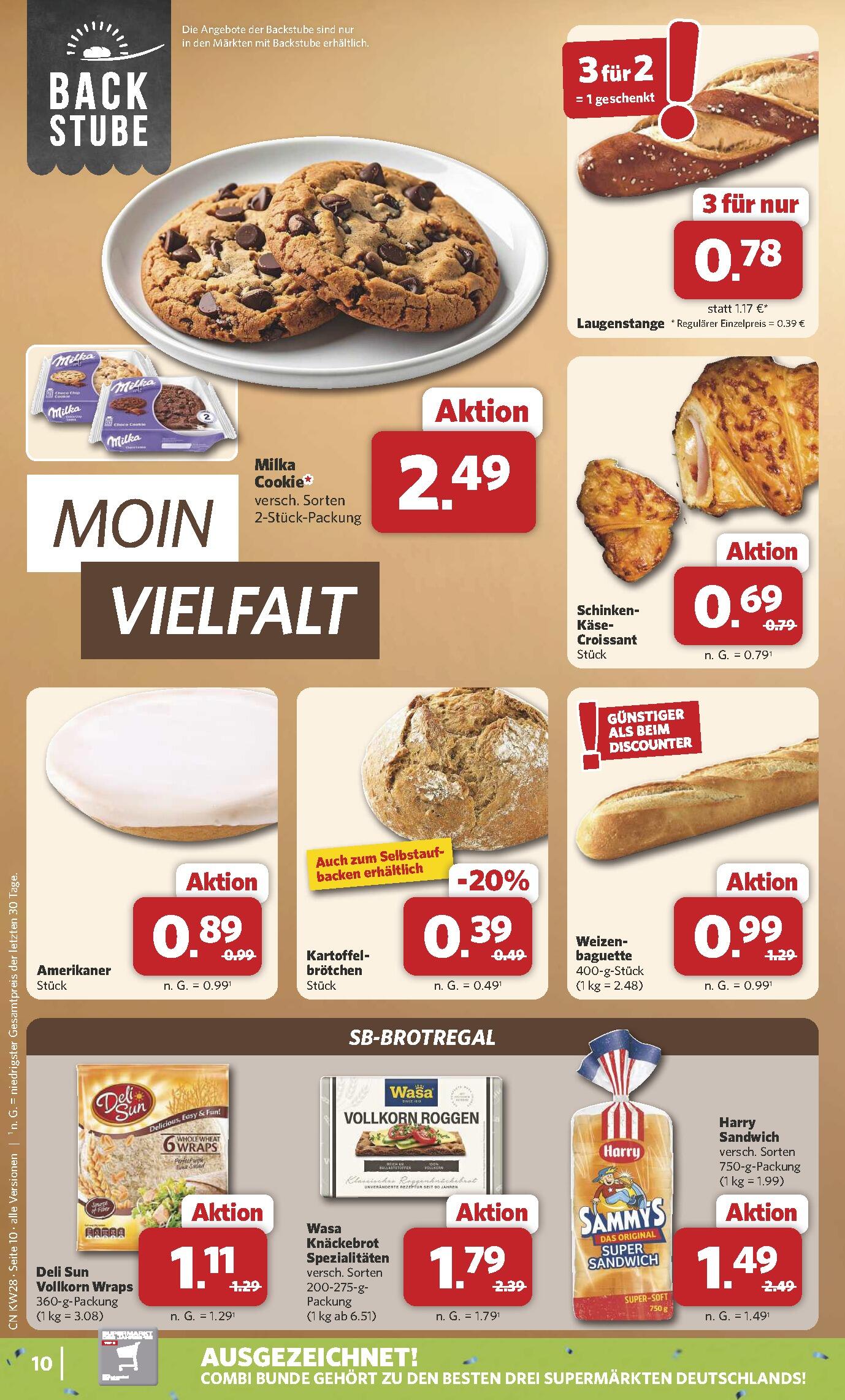 Combi Aktueller Prospekt ab Montag Seite 10