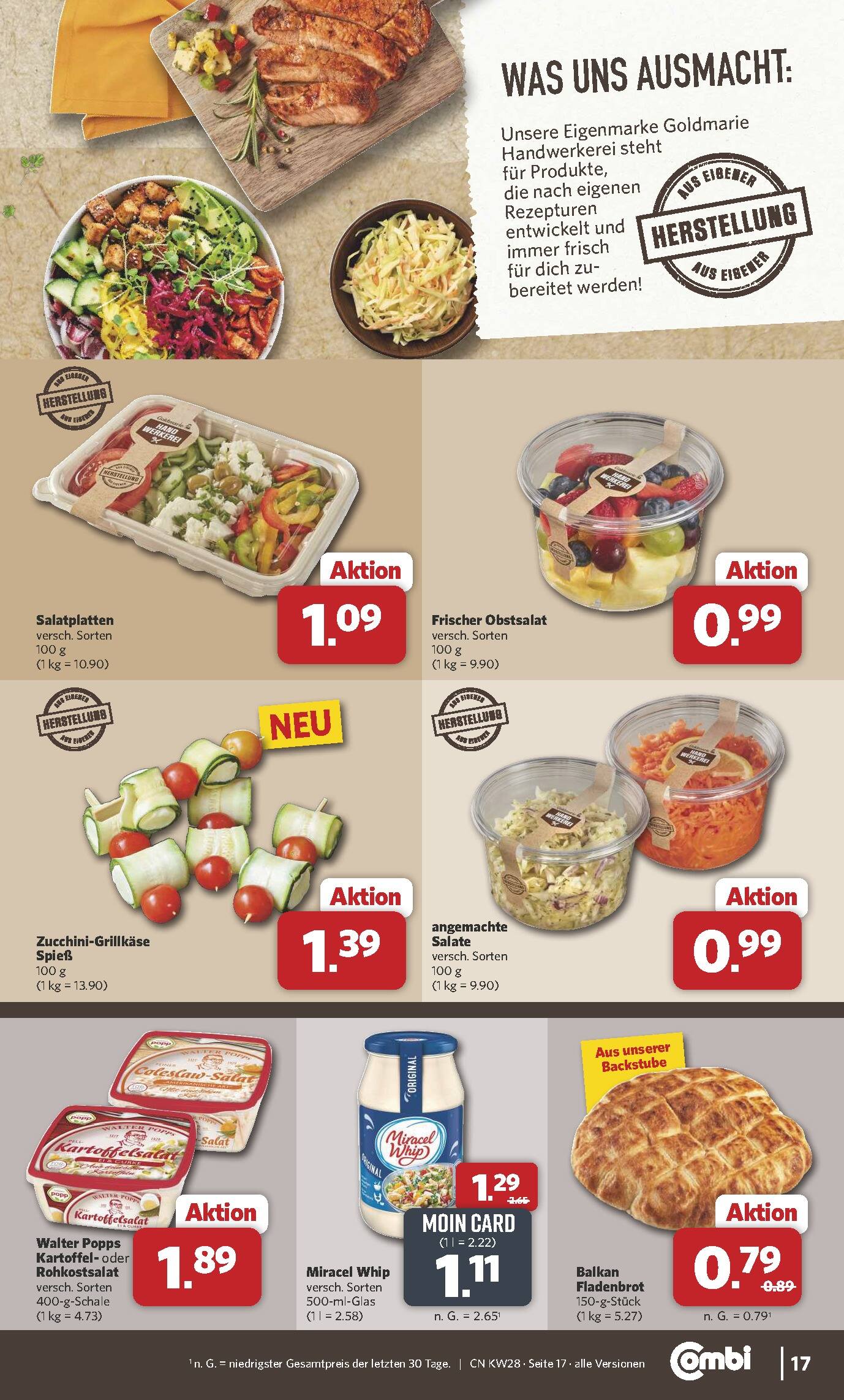 Combi Aktueller Prospekt ab Montag Seite 17