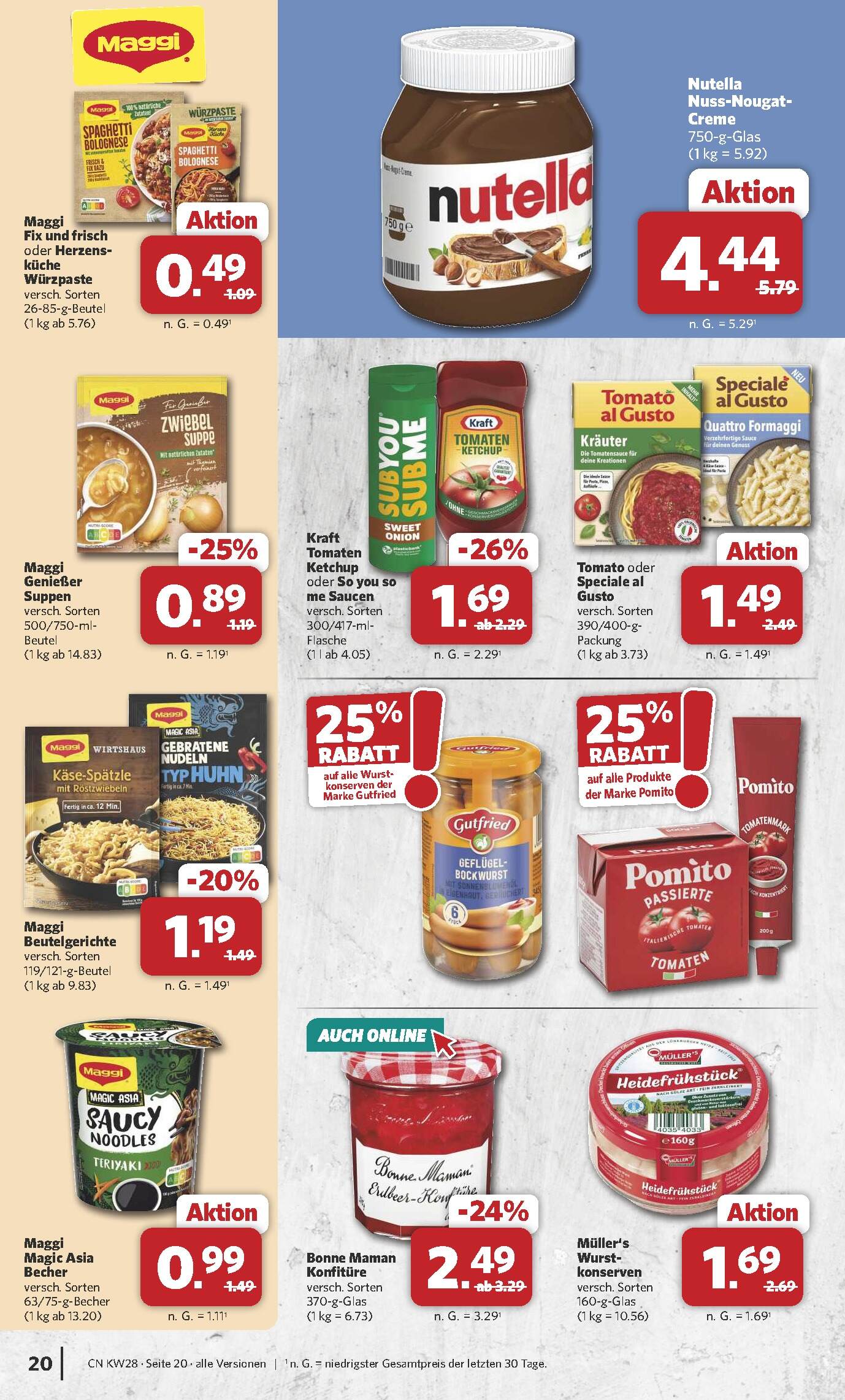 Combi Aktueller Prospekt ab Montag Seite 20
