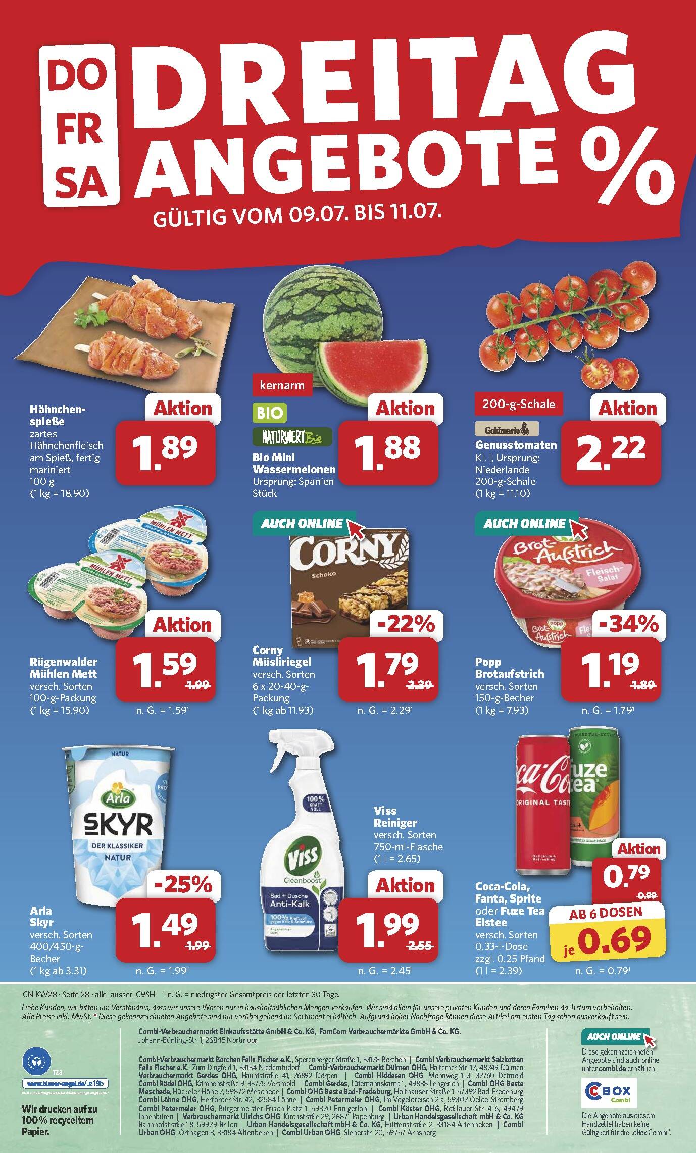 Combi Aktueller Prospekt ab Montag Seite 28