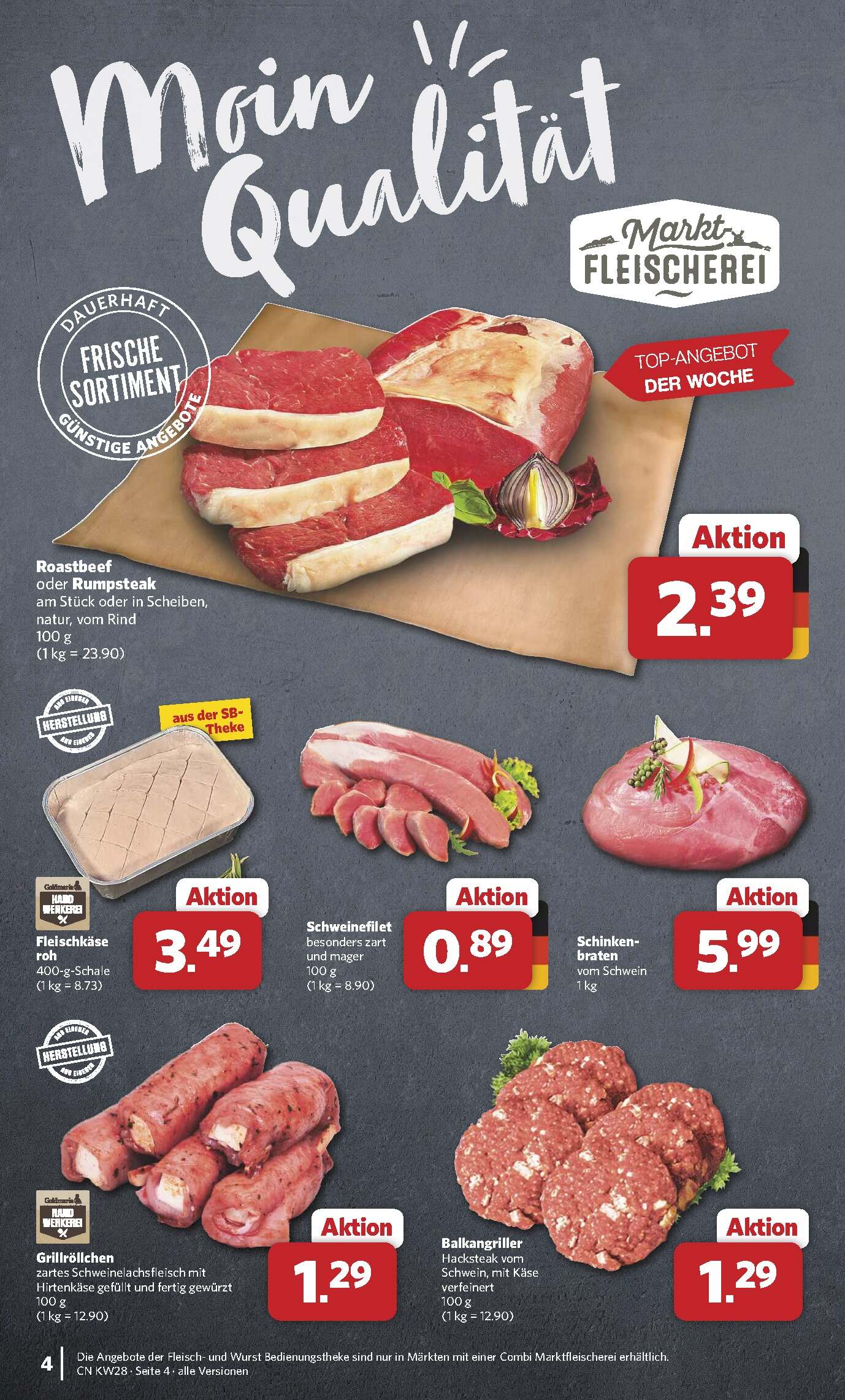 Combi Aktueller Prospekt ab Montag Seite 4