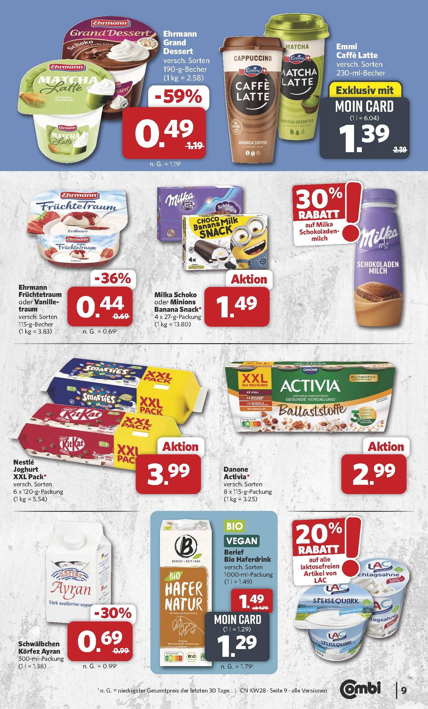 Combi Aktueller Prospekt ab Montag Seite 9