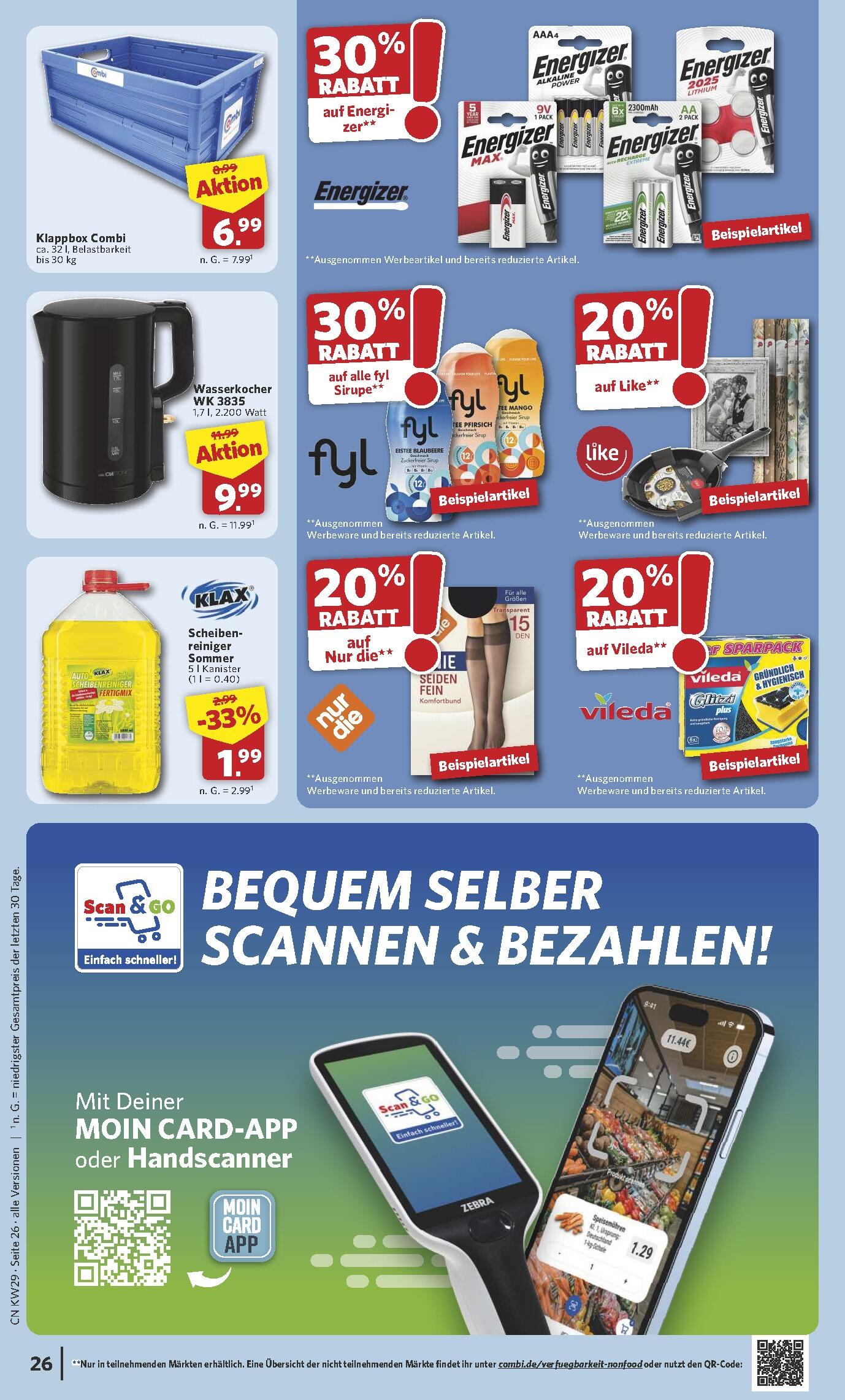 Combi Aktueller Prospekt ab Montag Seite 28