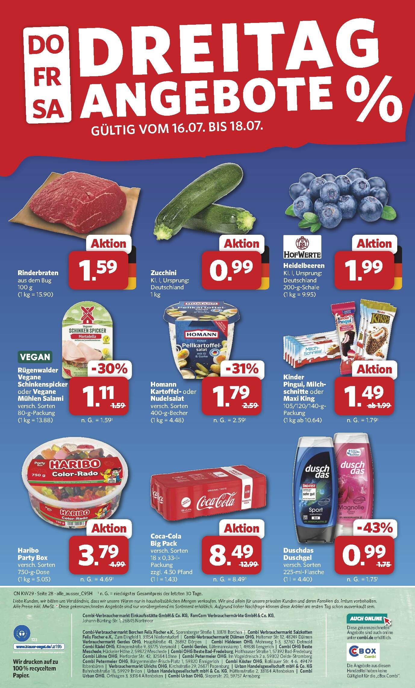 Combi Aktueller Prospekt ab Montag Seite 30