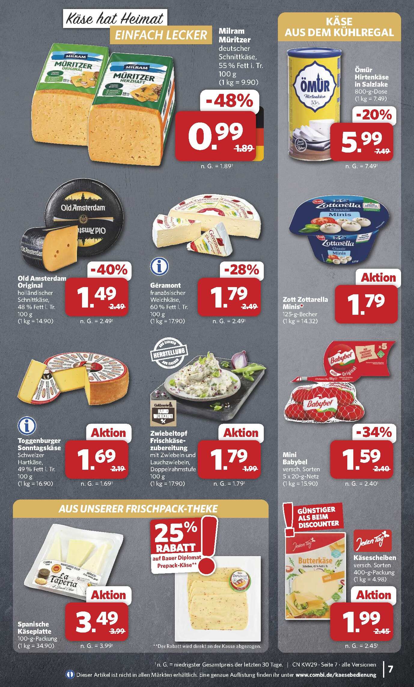 Combi Aktueller Prospekt ab Montag Seite 7