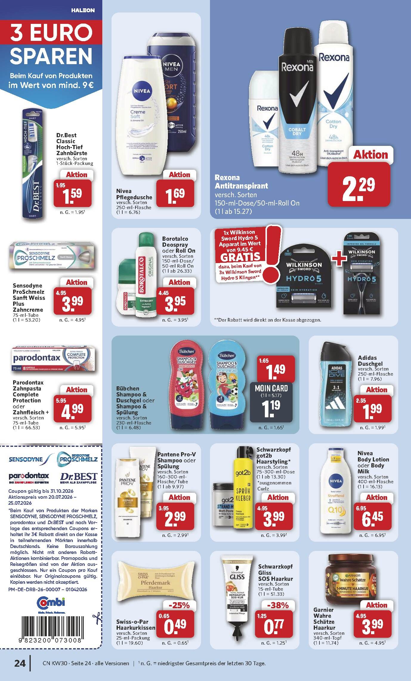 Combi Aktueller Prospekt ab Montag Seite 30