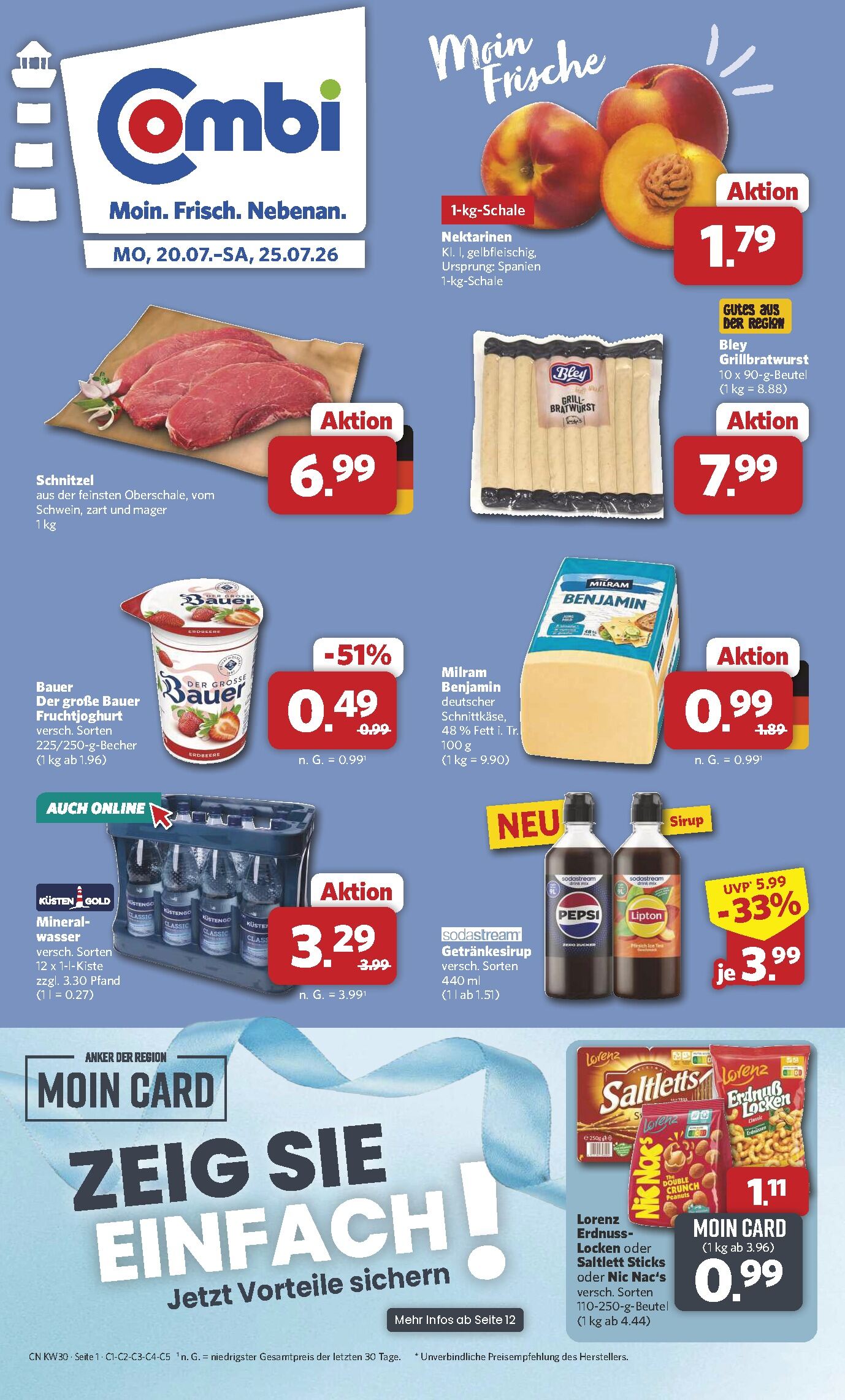 Combi Aktueller Prospekt ab Montag Prospekt Vorschau