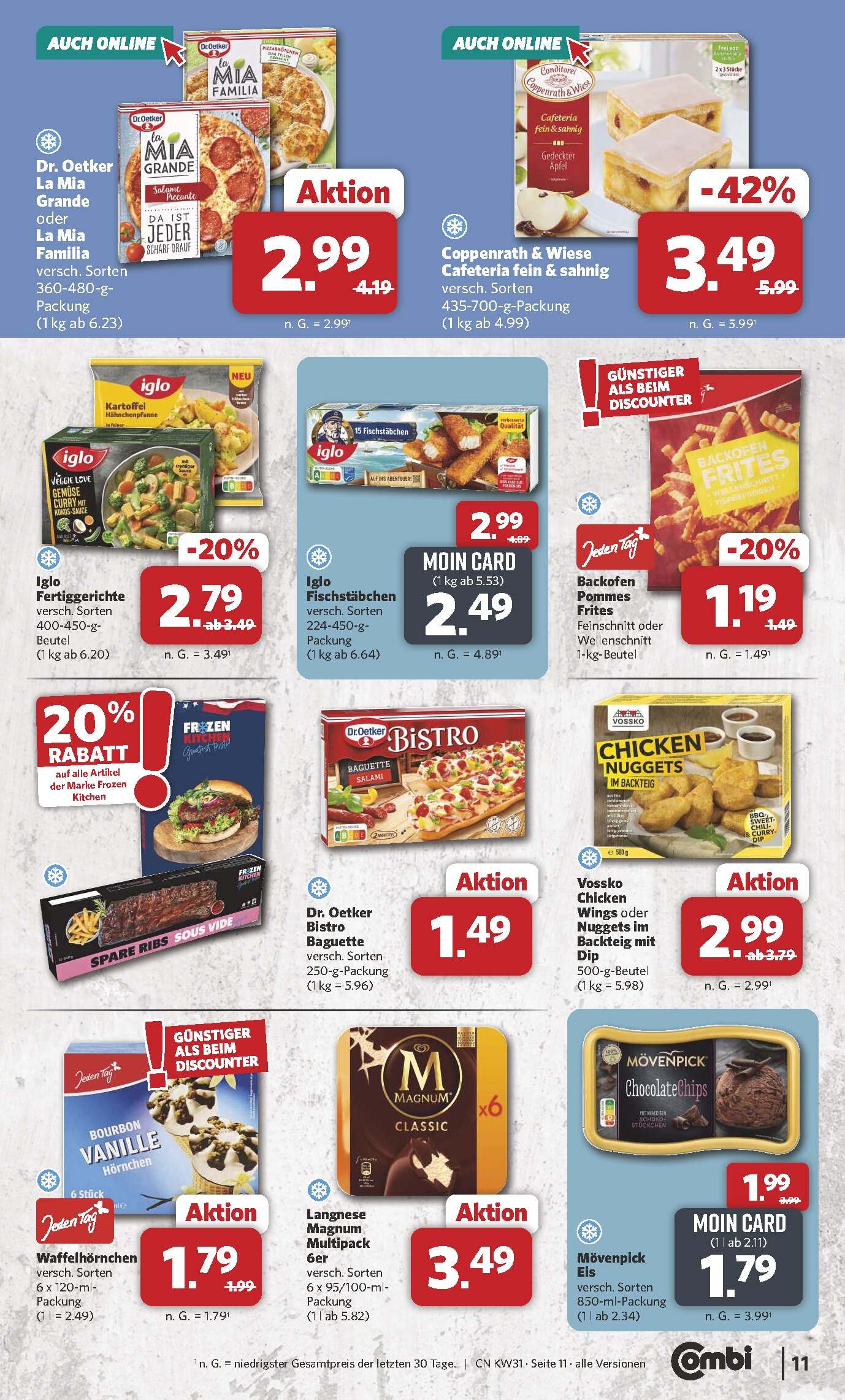 Combi Aktueller Prospekt ab Montag Seite 11