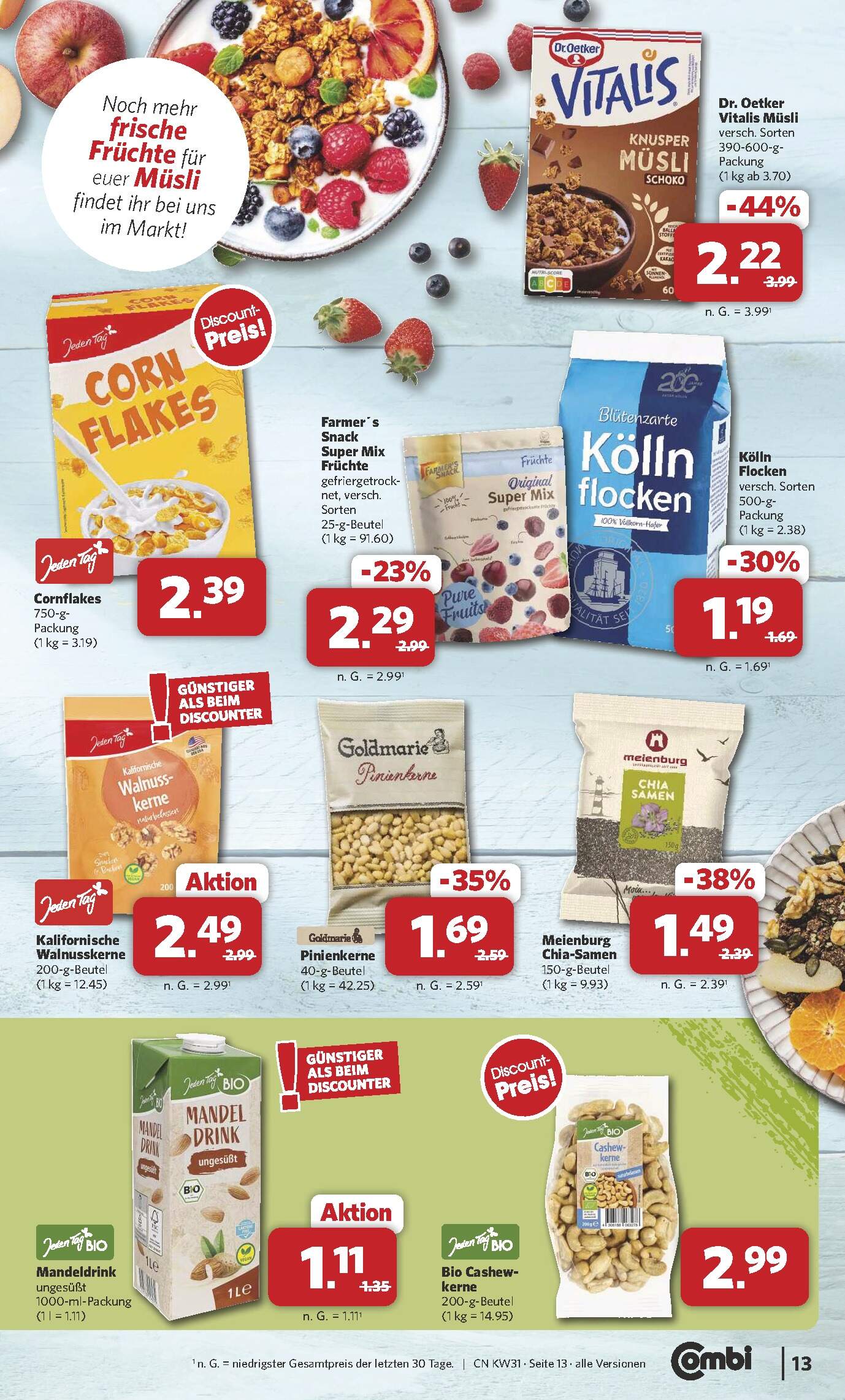 Combi Aktueller Prospekt ab Montag Seite 13